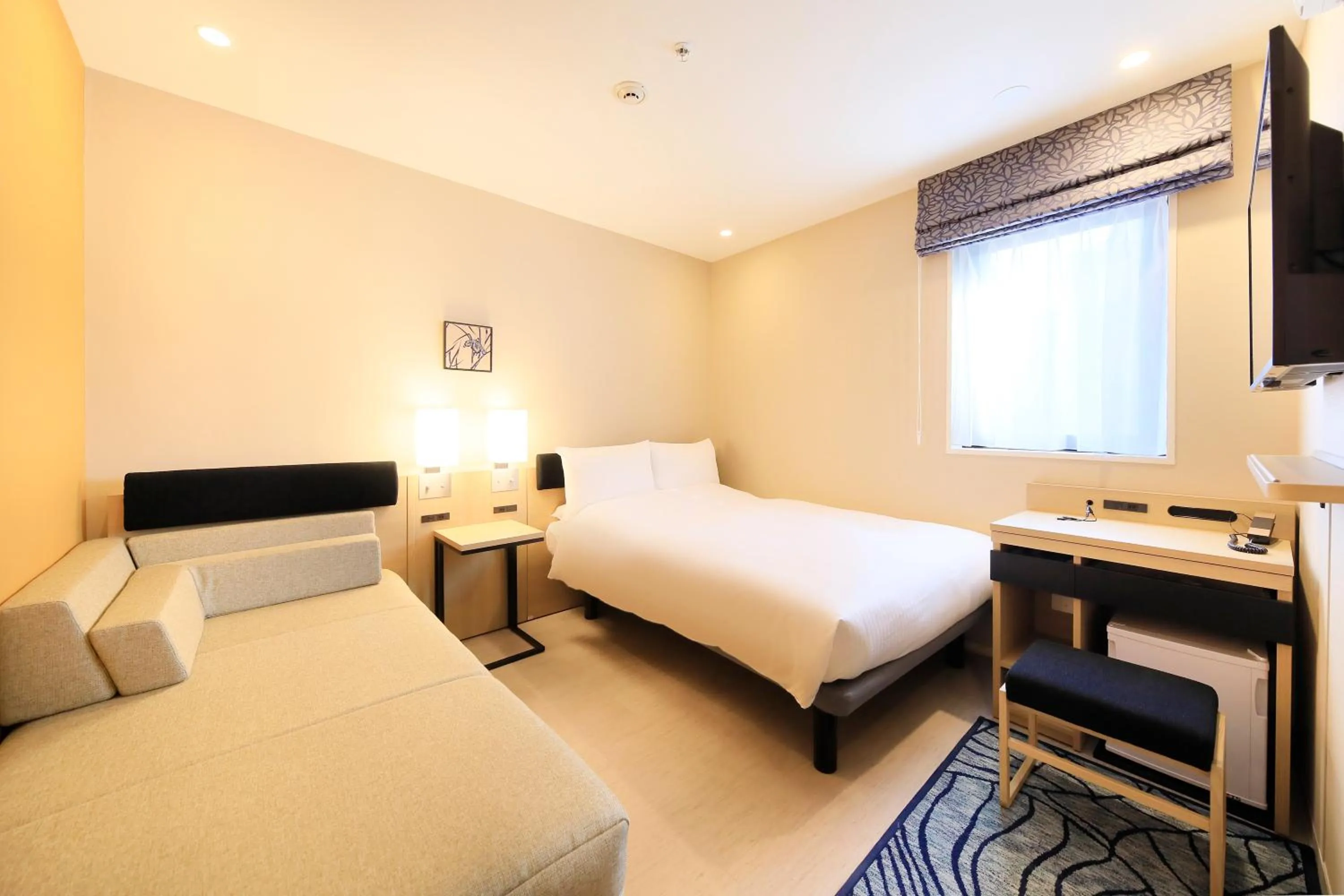 Bed in Hotel Nihonbashi Saibo