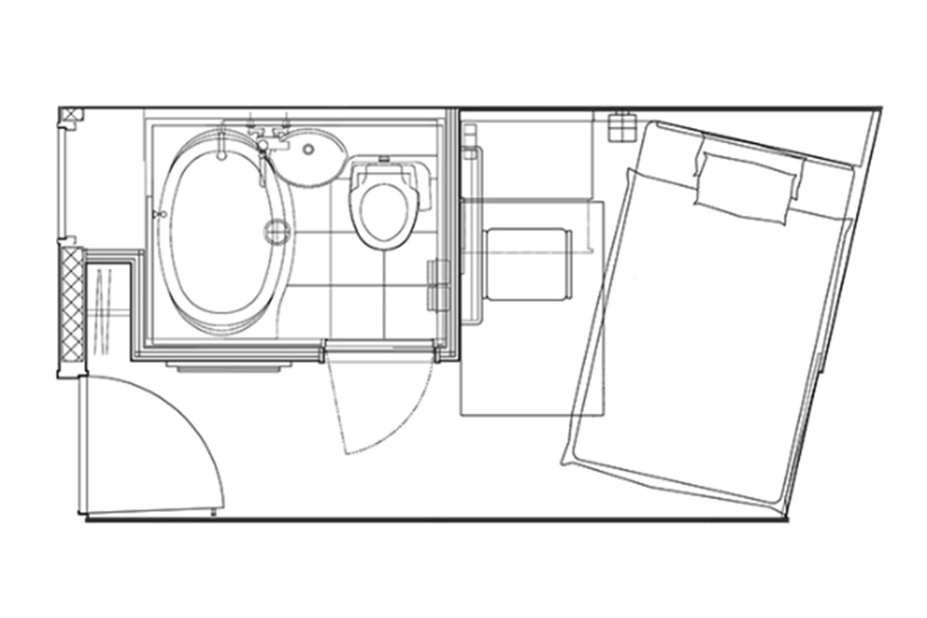 Floor plan in Hotel Nihonbashi Saibo