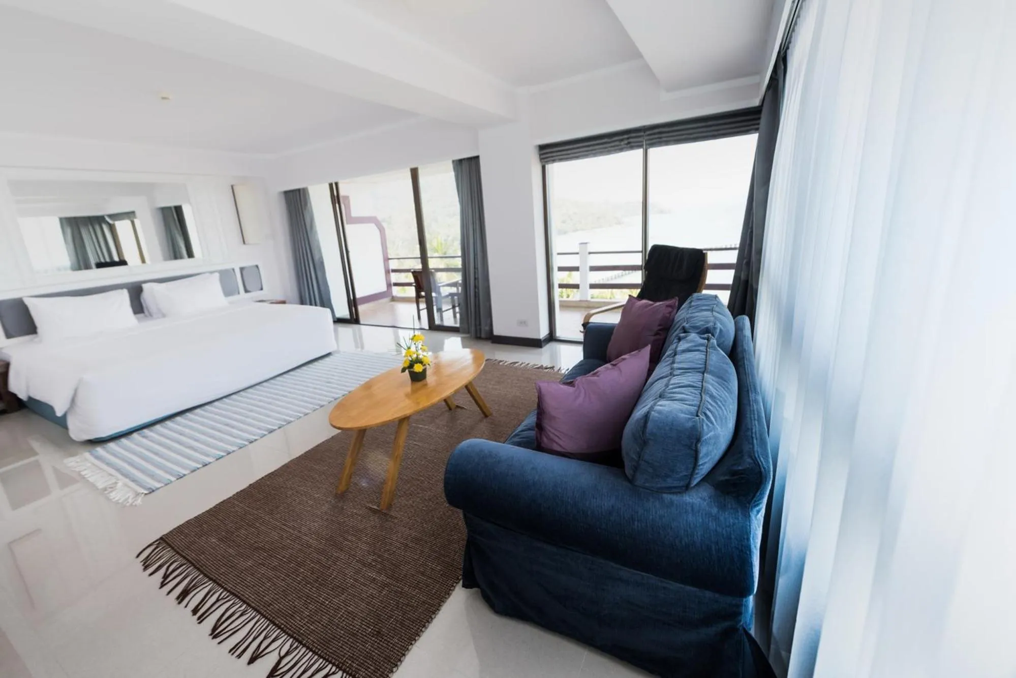 Bed in Rayong Resort Hotel โรงแรมระยองรีสอร์ท