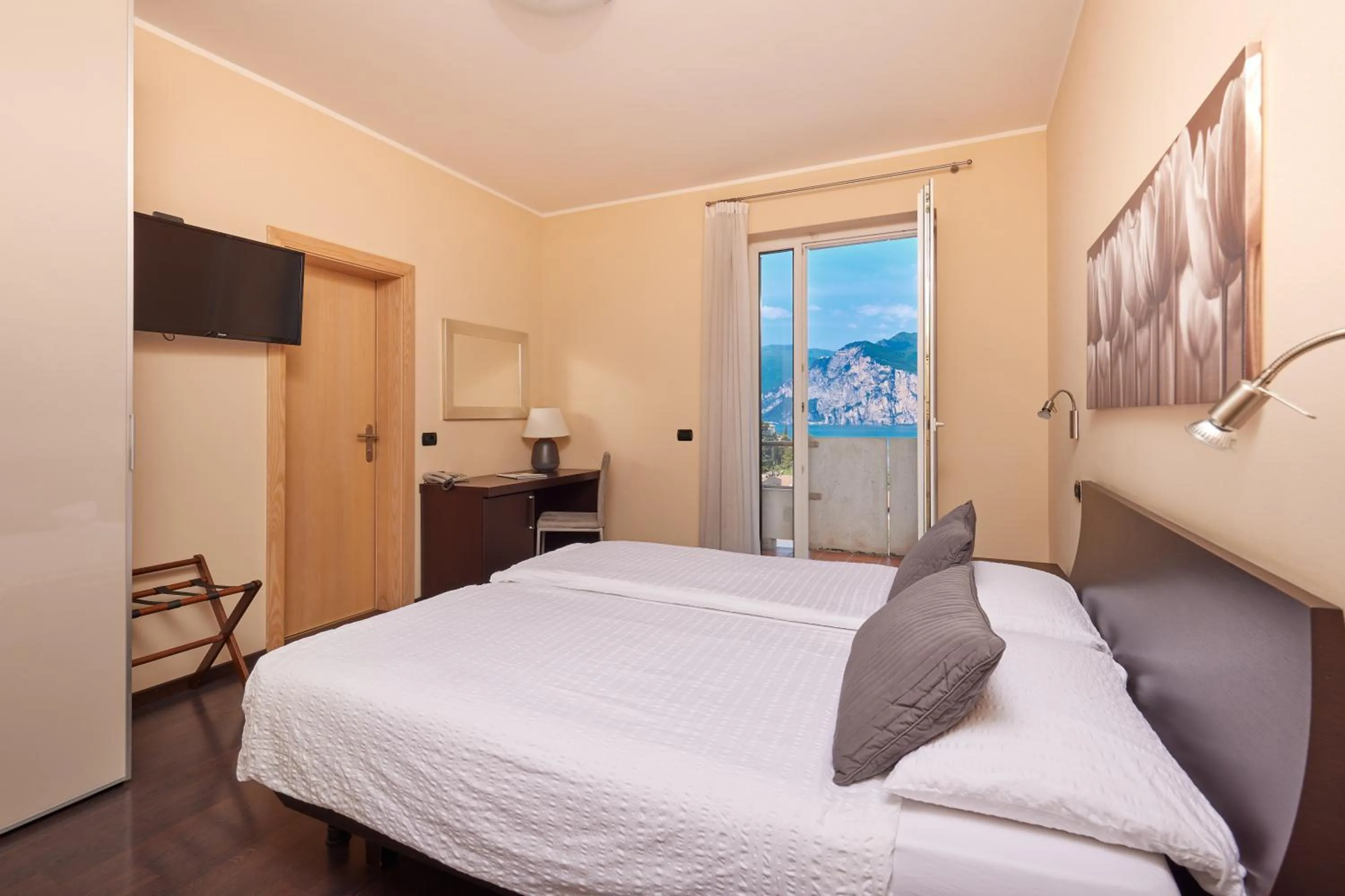 Bed in Hotel Villa Smeralda