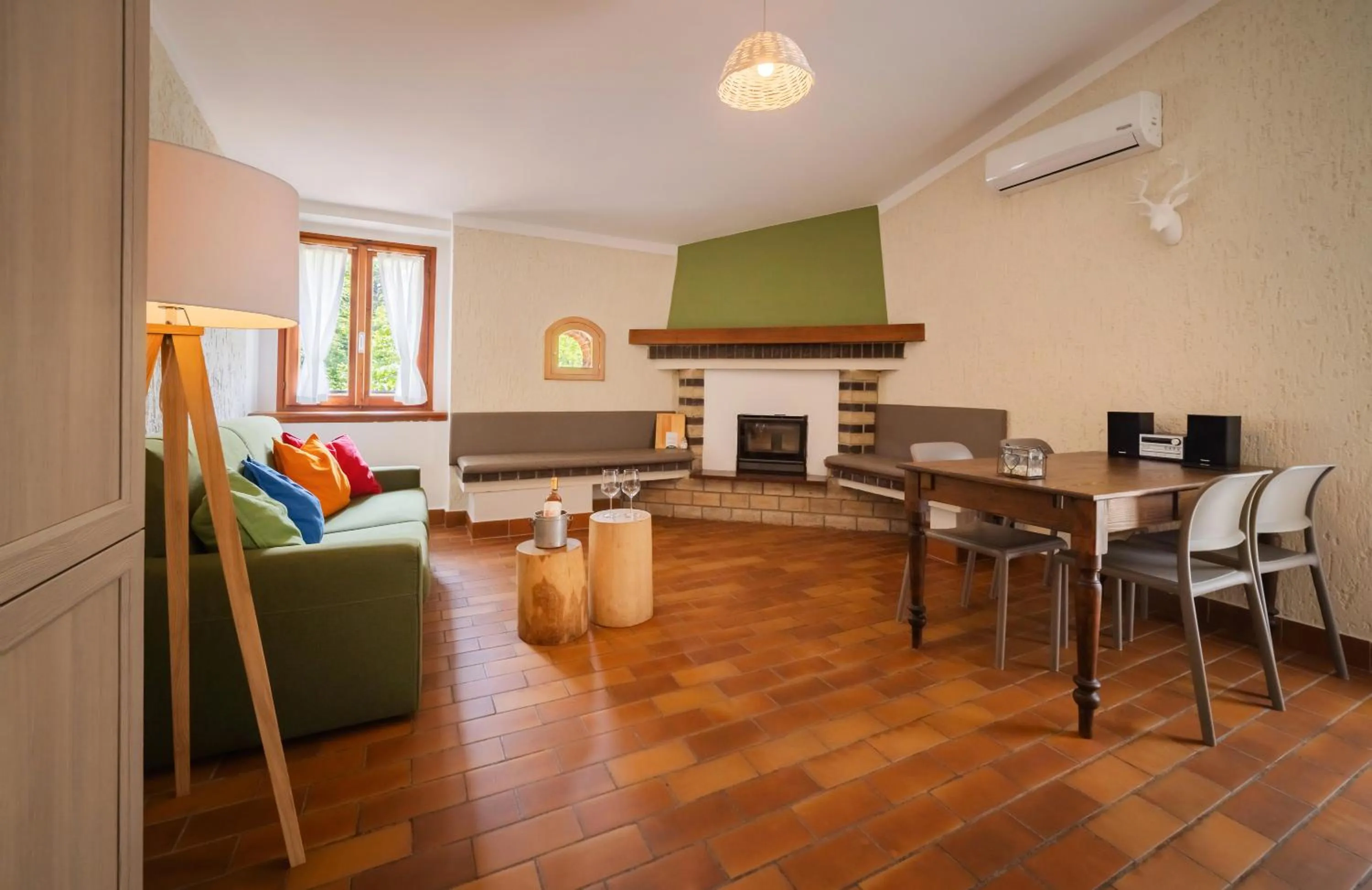 Living room in La Fontanina