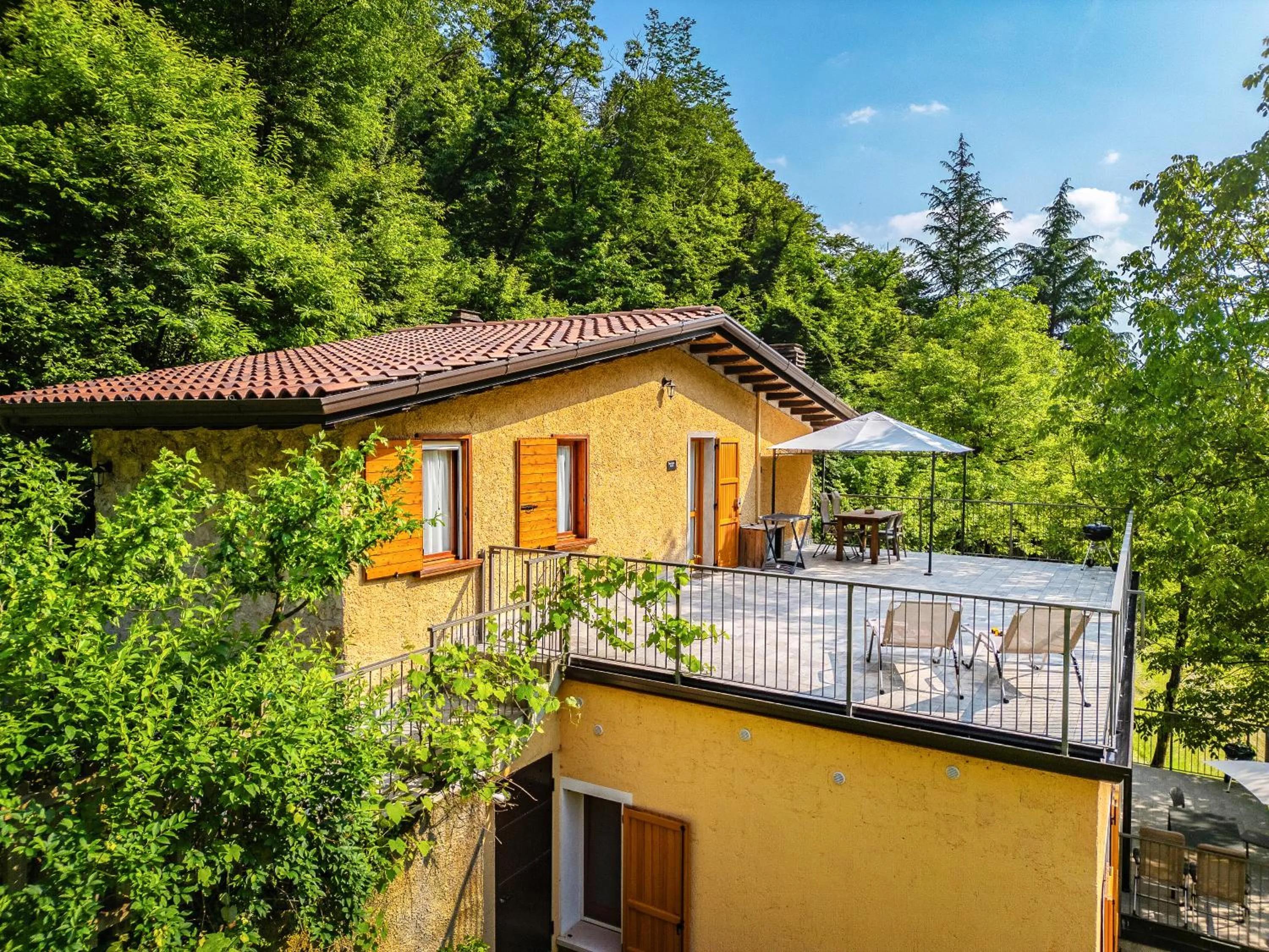 Balcony/Terrace in La Fontanina