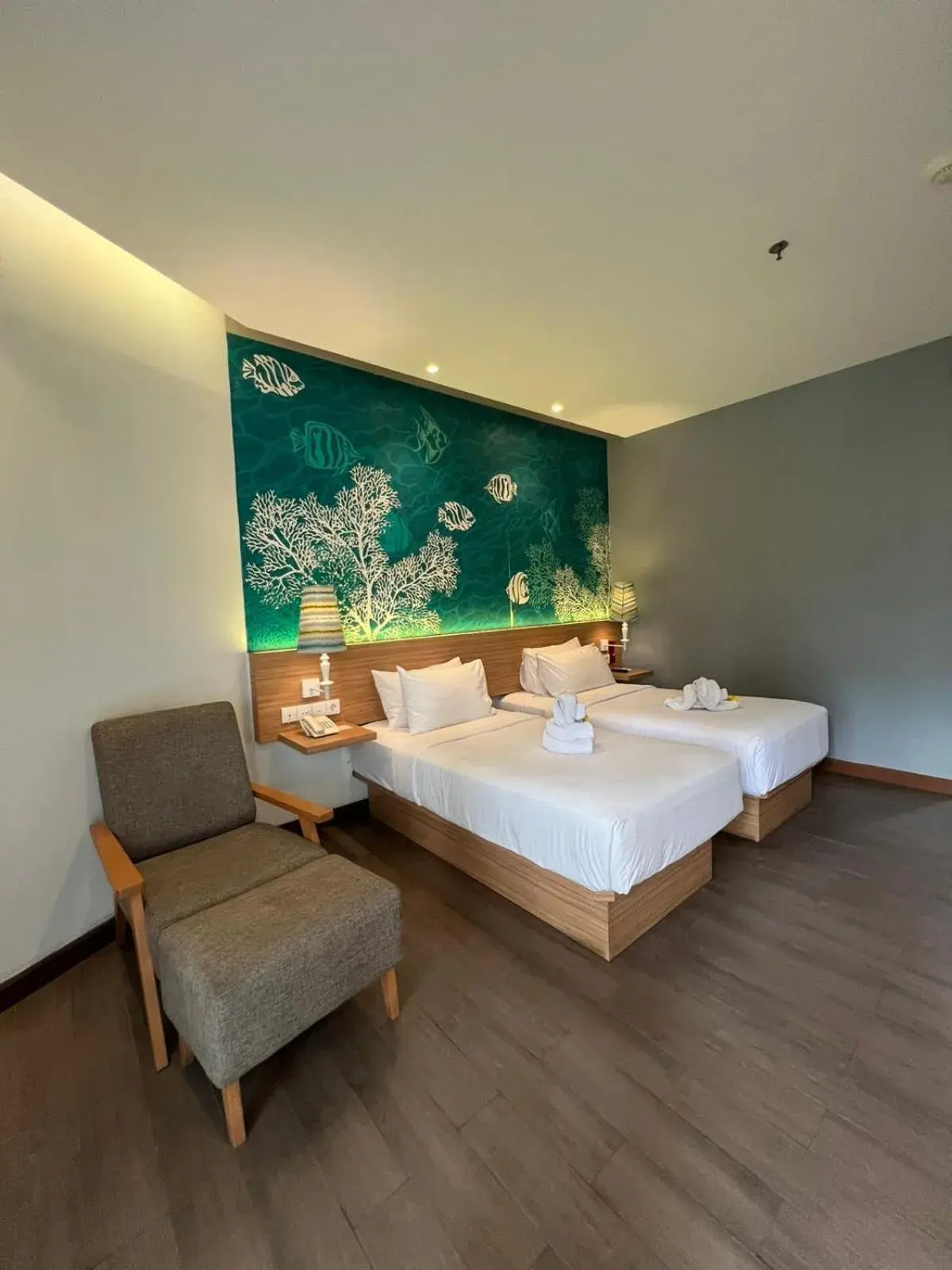 Bed in Manado Tateli Resort and Convention Bed in Manado Tateli Resort and Convention