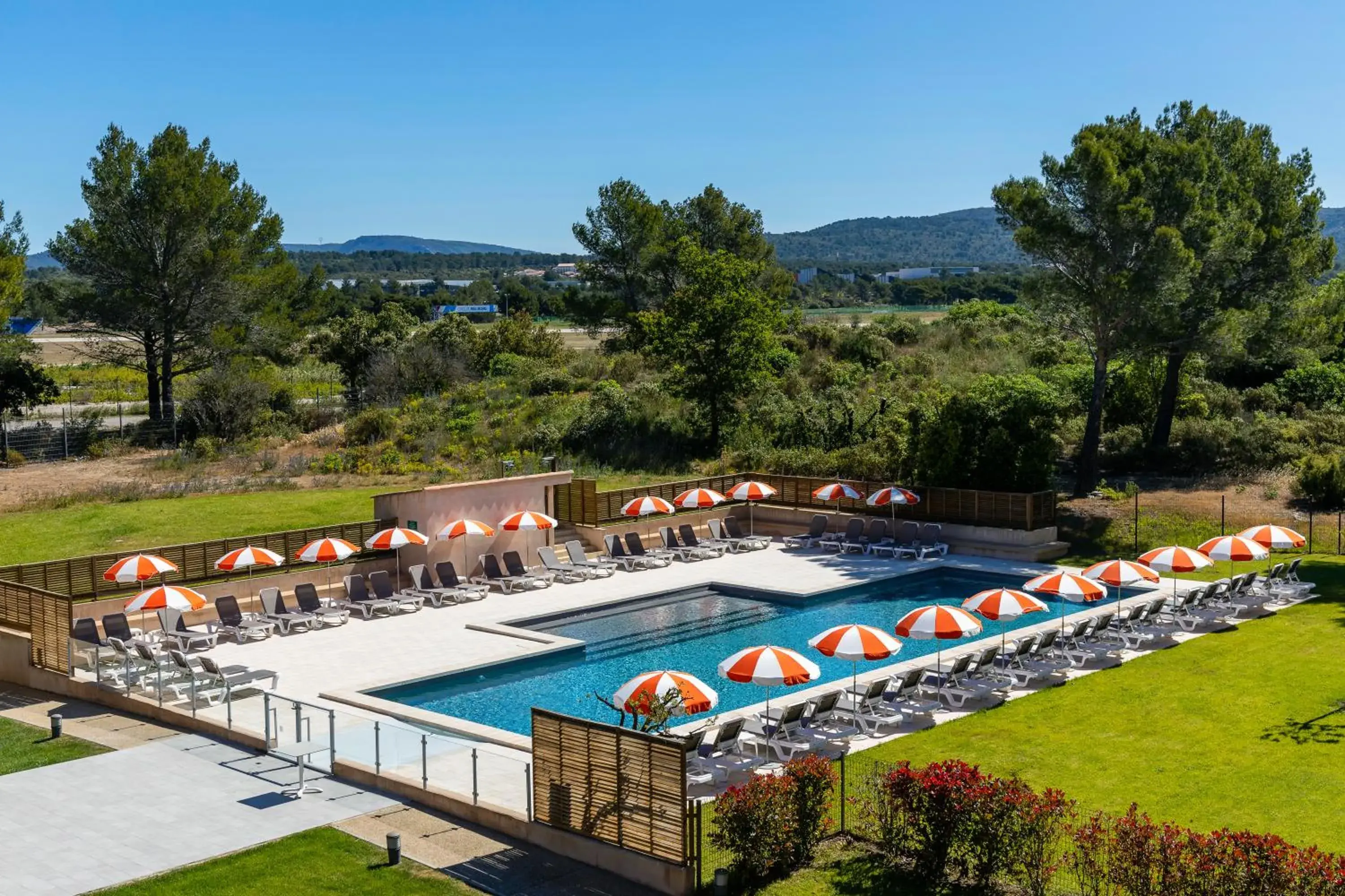 Pool View in Grand Prix Hôtel & Restaurant