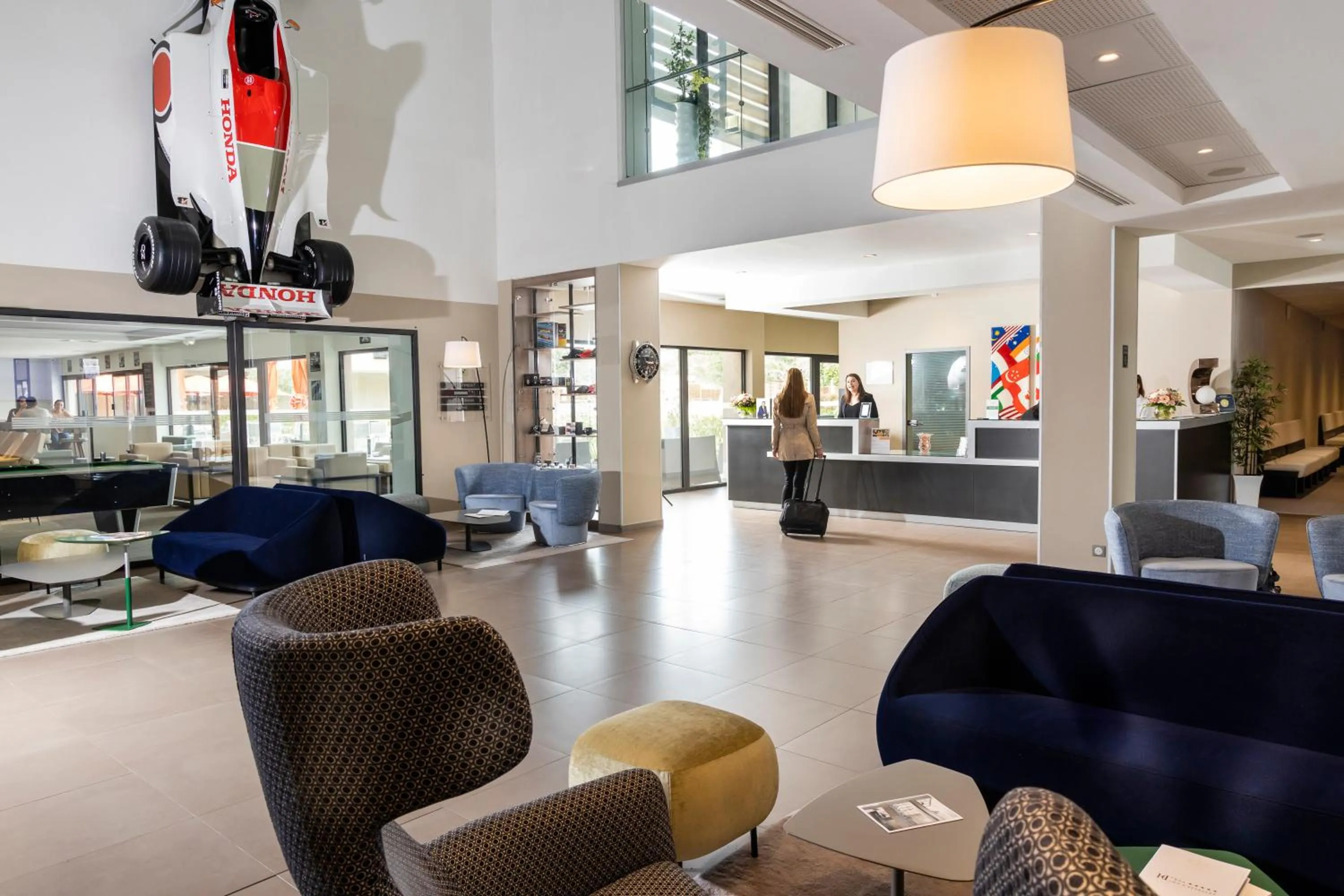 Seating area in Grand Prix Hôtel & Restaurant