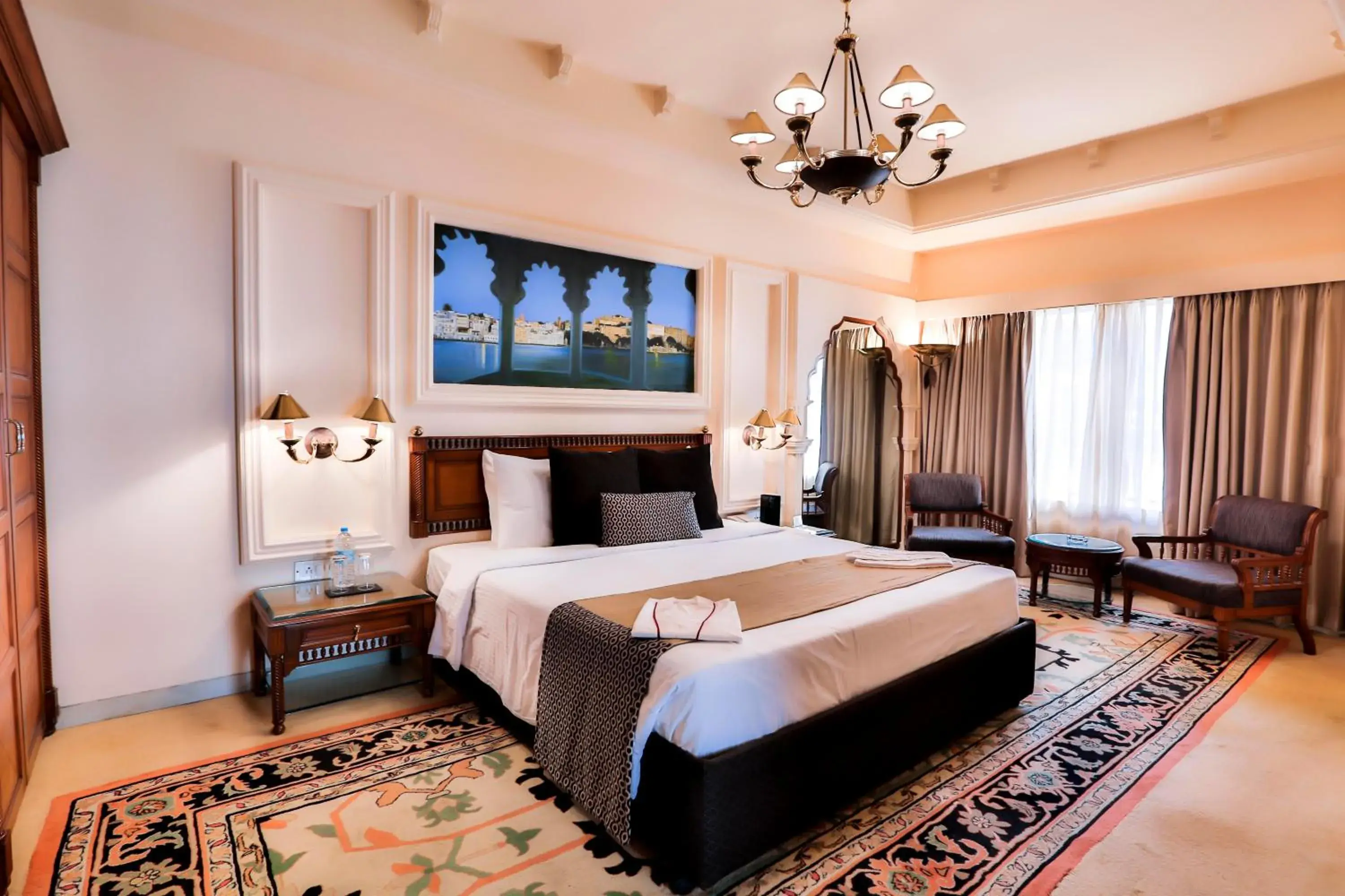 Bed in Sun-n-Sand Mumbai Juhu Beach Bed in Sun-n-Sand Mumbai Juhu Beach