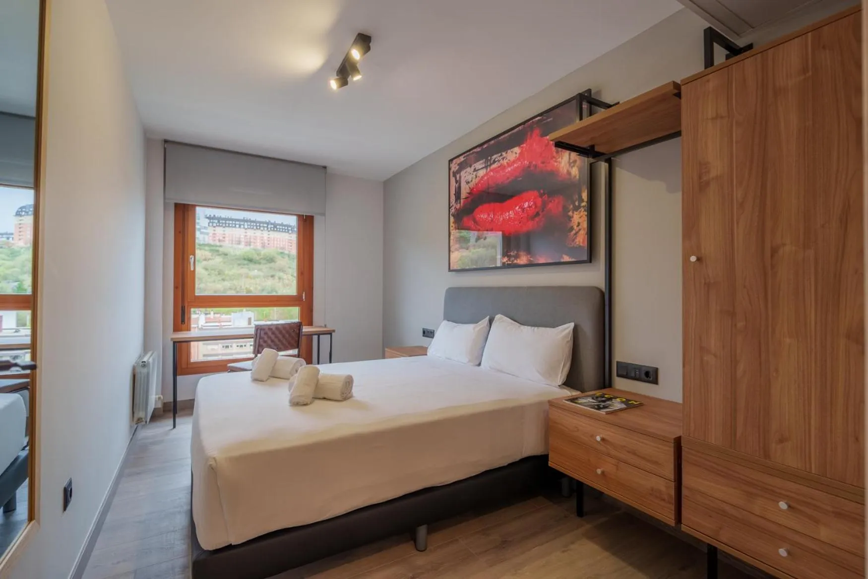 Bed in Spirit Apartamentos Atxuri