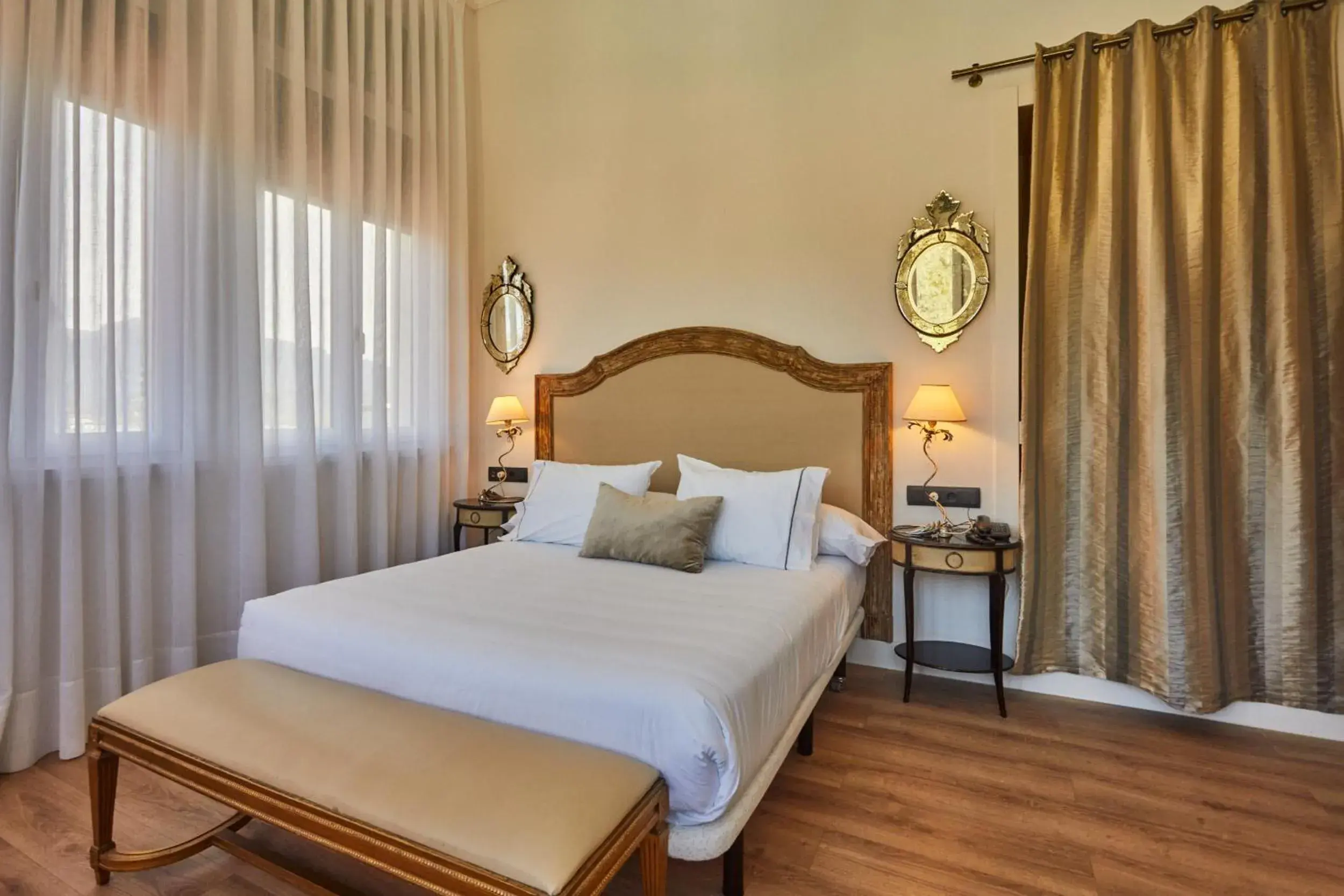 Bed in Silken Gran Hotel del Sella Bed in Silken Gran Hotel del Sella