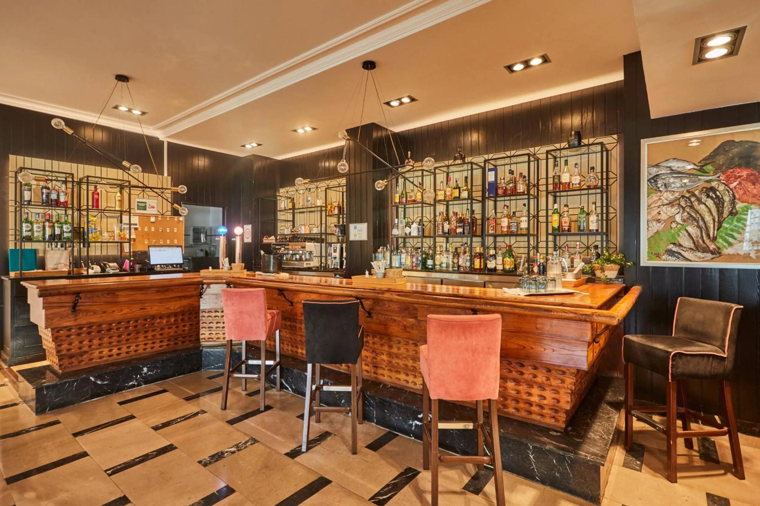 Lounge or bar in Silken Gran Hotel del Sella