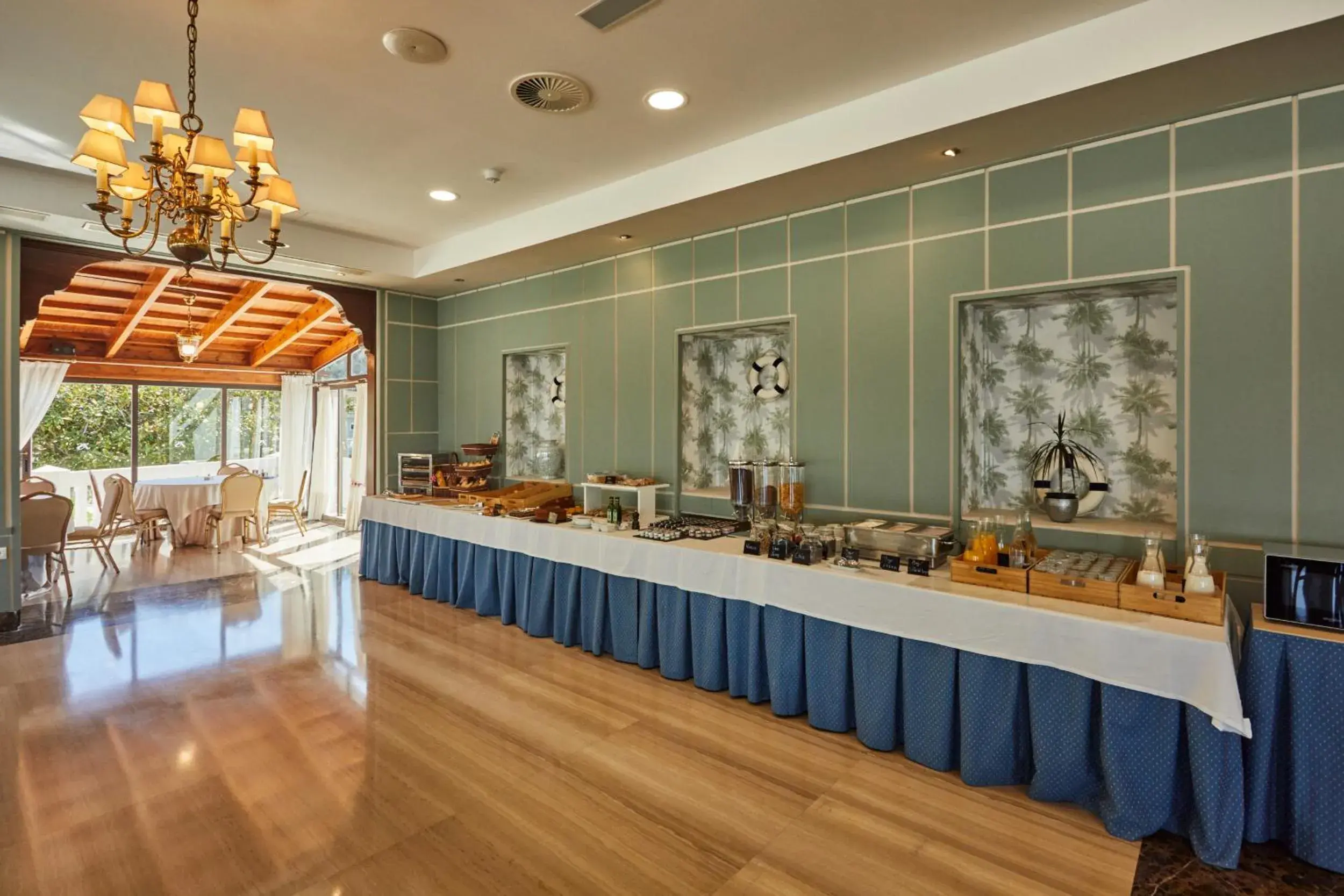 Buffet breakfast in Silken Gran Hotel del Sella Buffet breakfast in Silken Gran Hotel del Sella