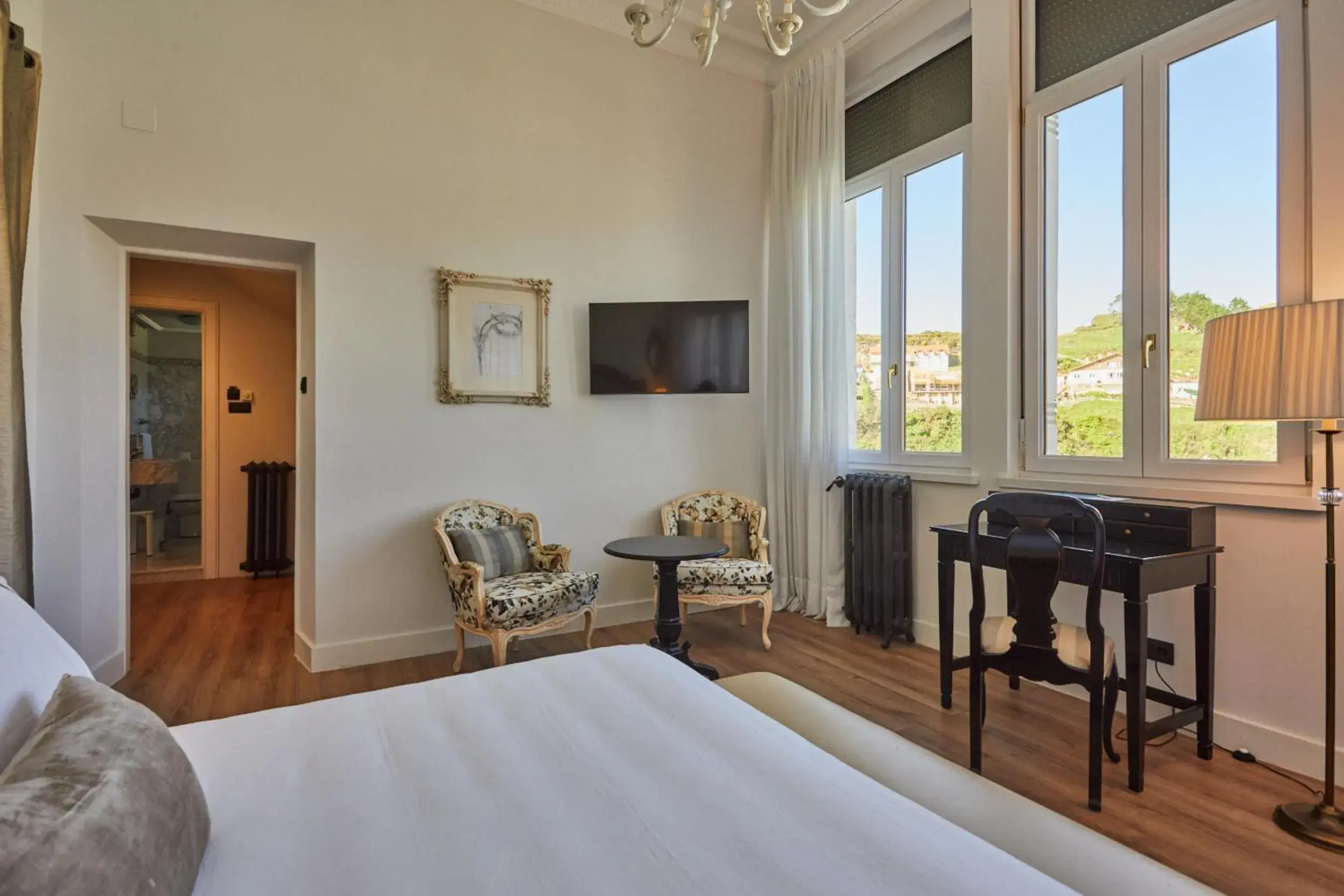 Bed in Silken Gran Hotel del Sella Bed in Silken Gran Hotel del Sella