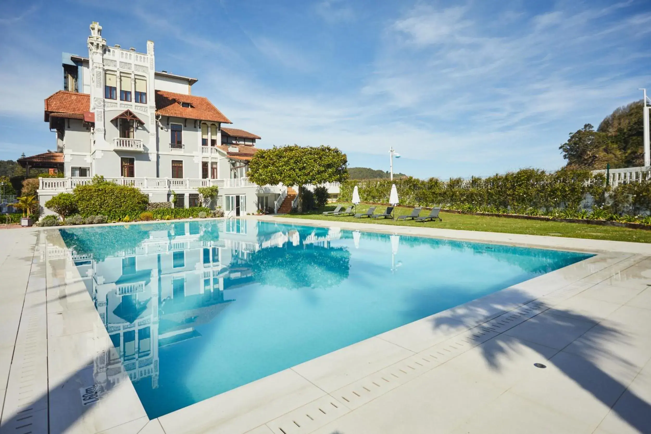 Swimming pool in Silken Gran Hotel del Sella Swimming pool in Silken Gran Hotel del Sella