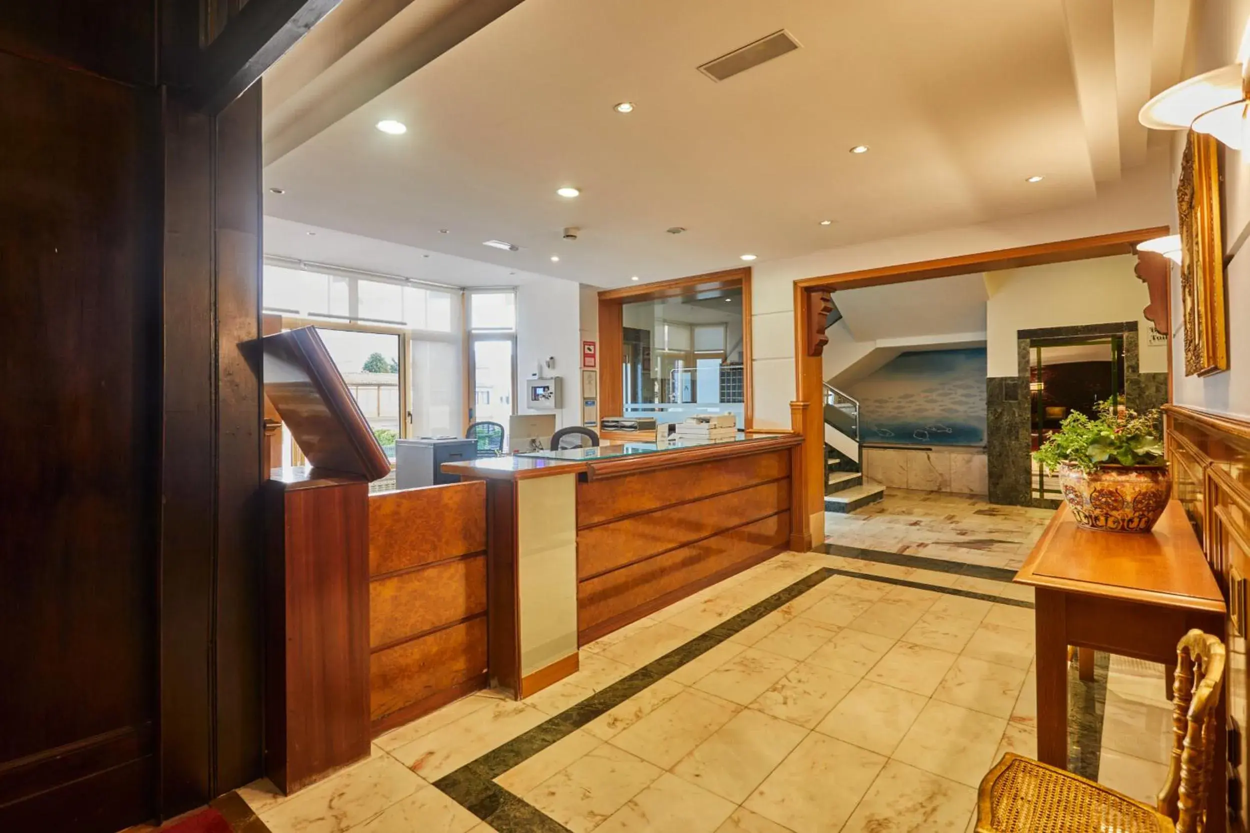 Lobby or reception in Silken Gran Hotel del Sella Lobby or reception in Silken Gran Hotel del Sella