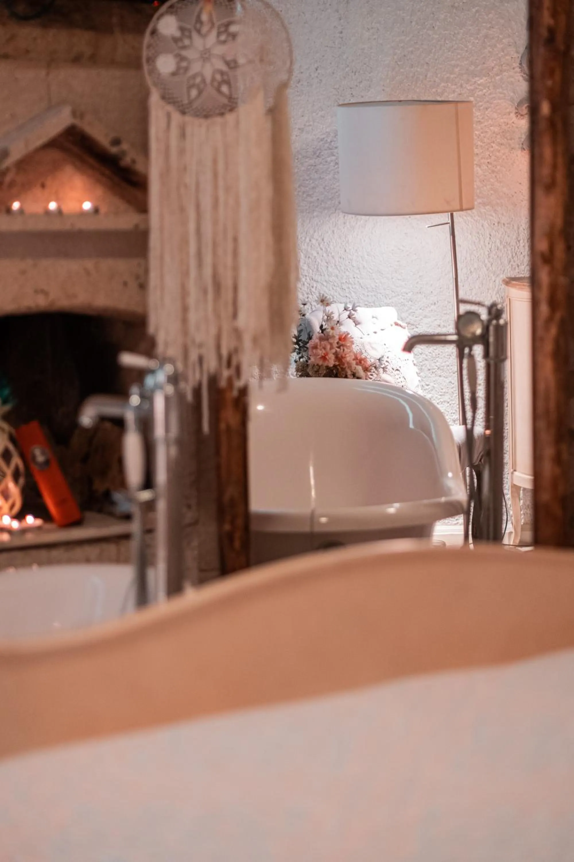 Decorative detail, Bed in Hoşça kal Alaçatı