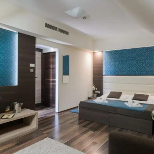 Bed in Hotel Villa Völgy Wellness & Konferencia