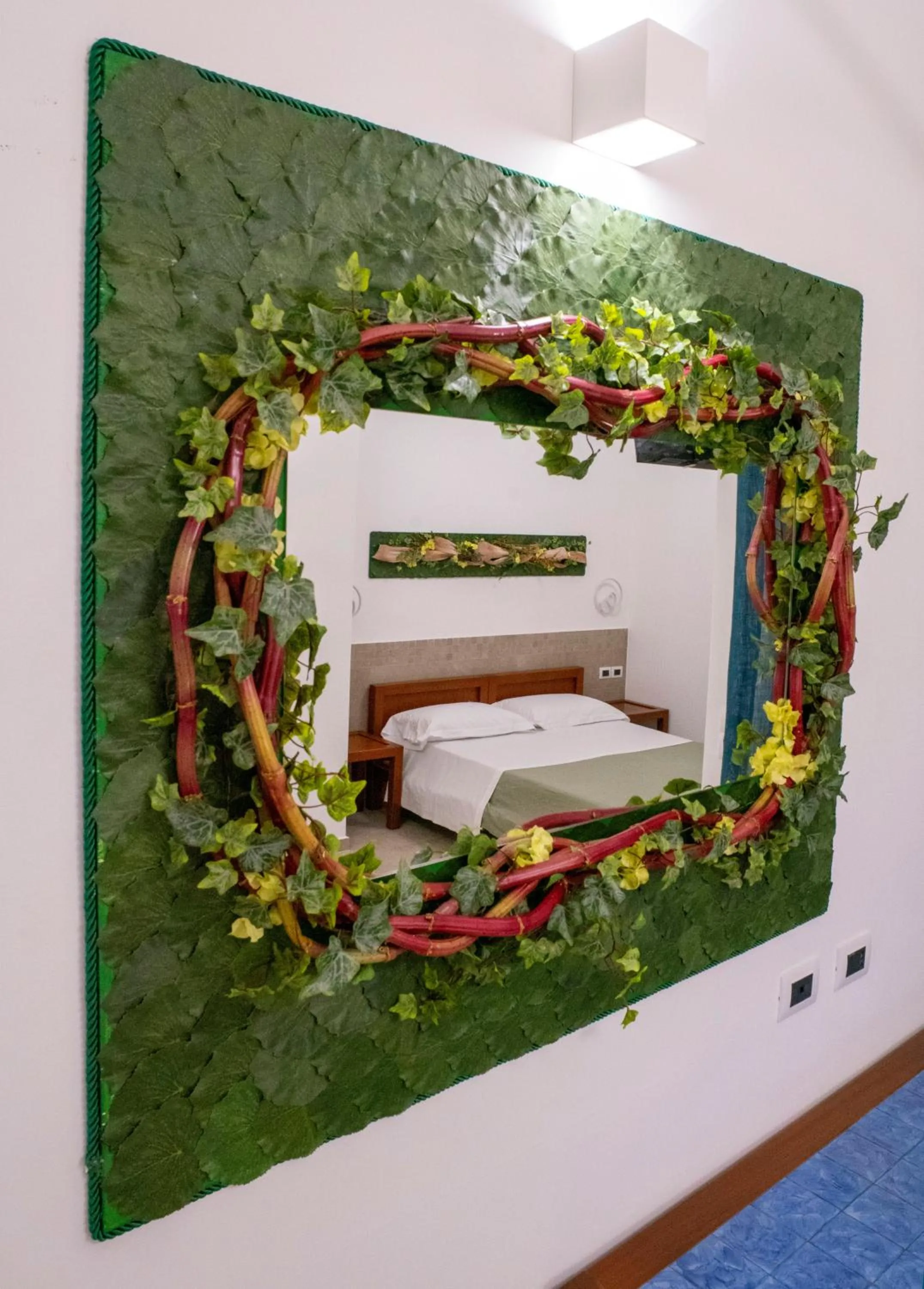 View (from property/room), Bed in Petit Hotel