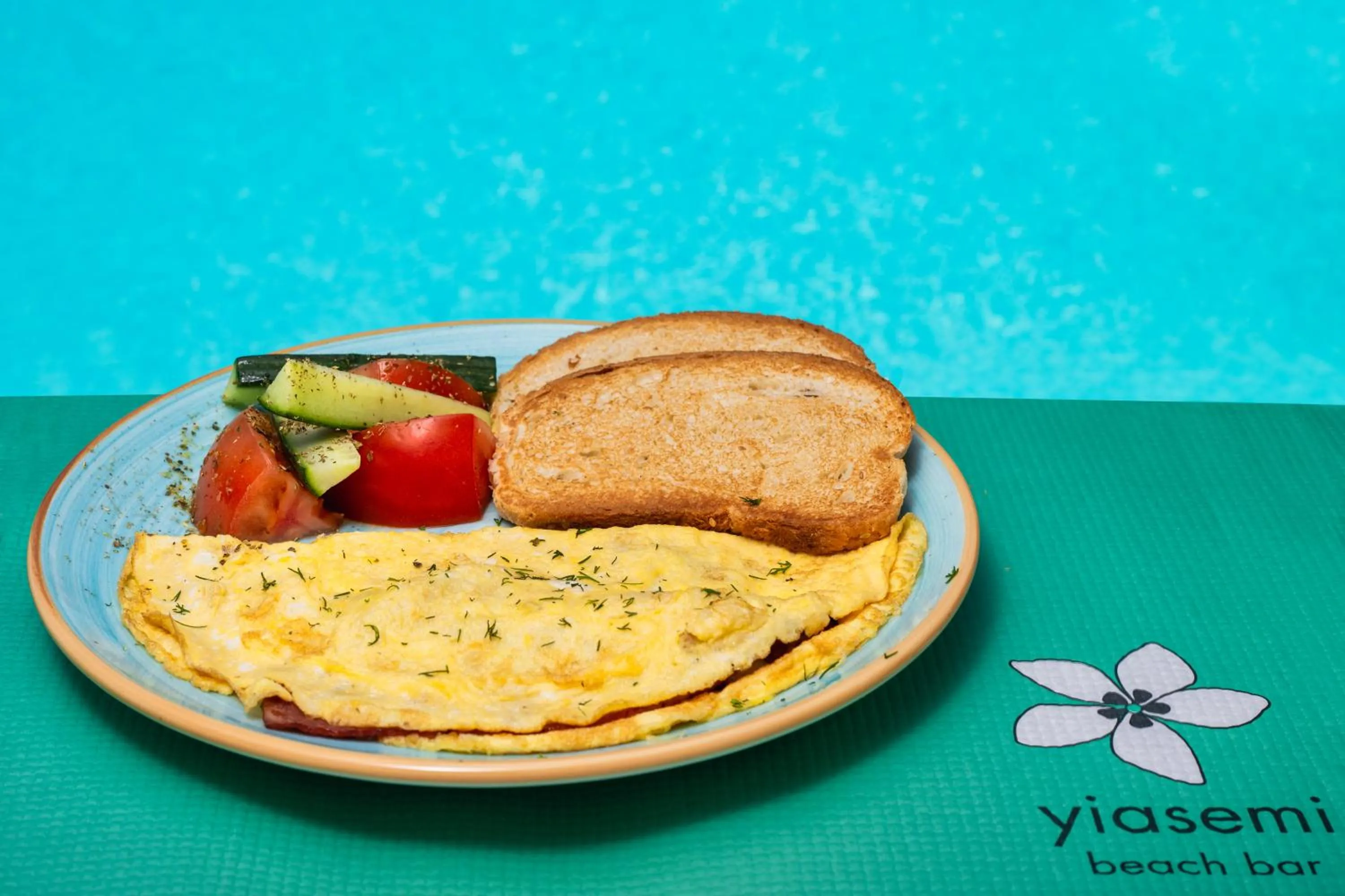 Breakfast in Nissia Beach Apartments & Suites