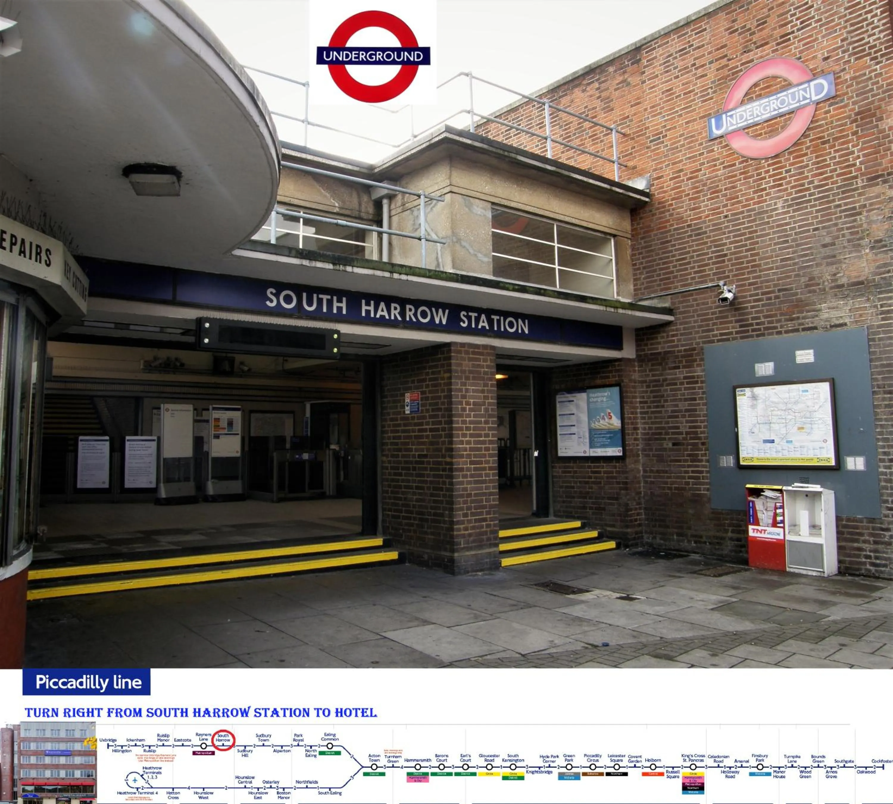 Area and facilities in Eurotraveller Hotel - Premier - Harrow