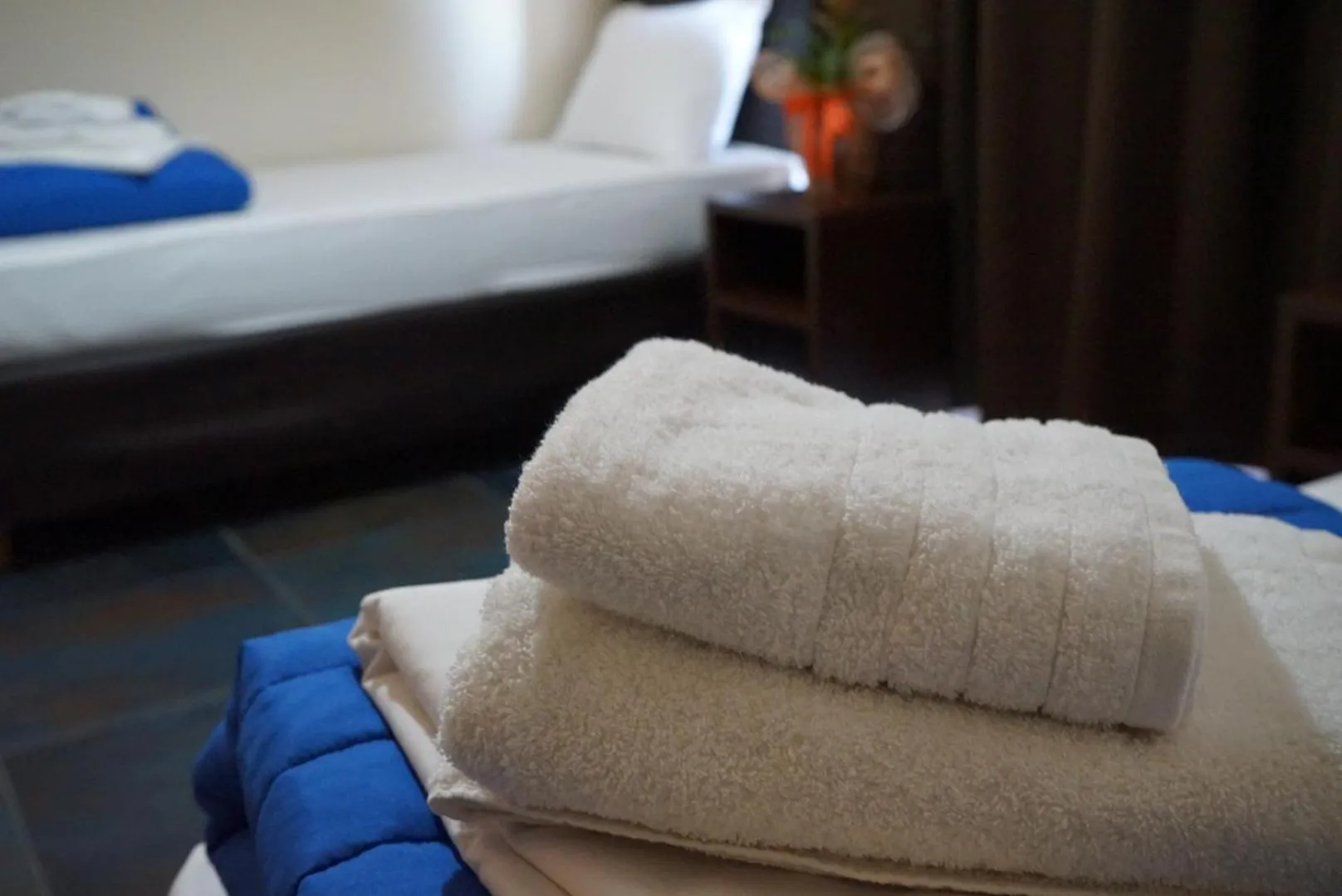 Bed in Orpheus Hotel