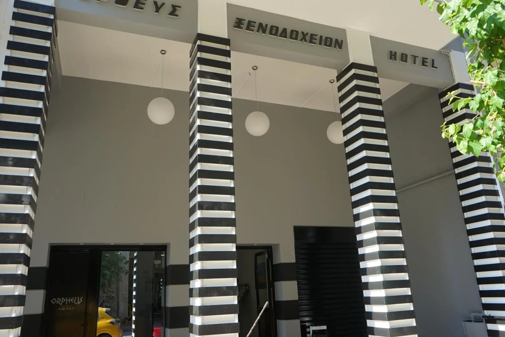Facade/entrance in Orpheus Hotel