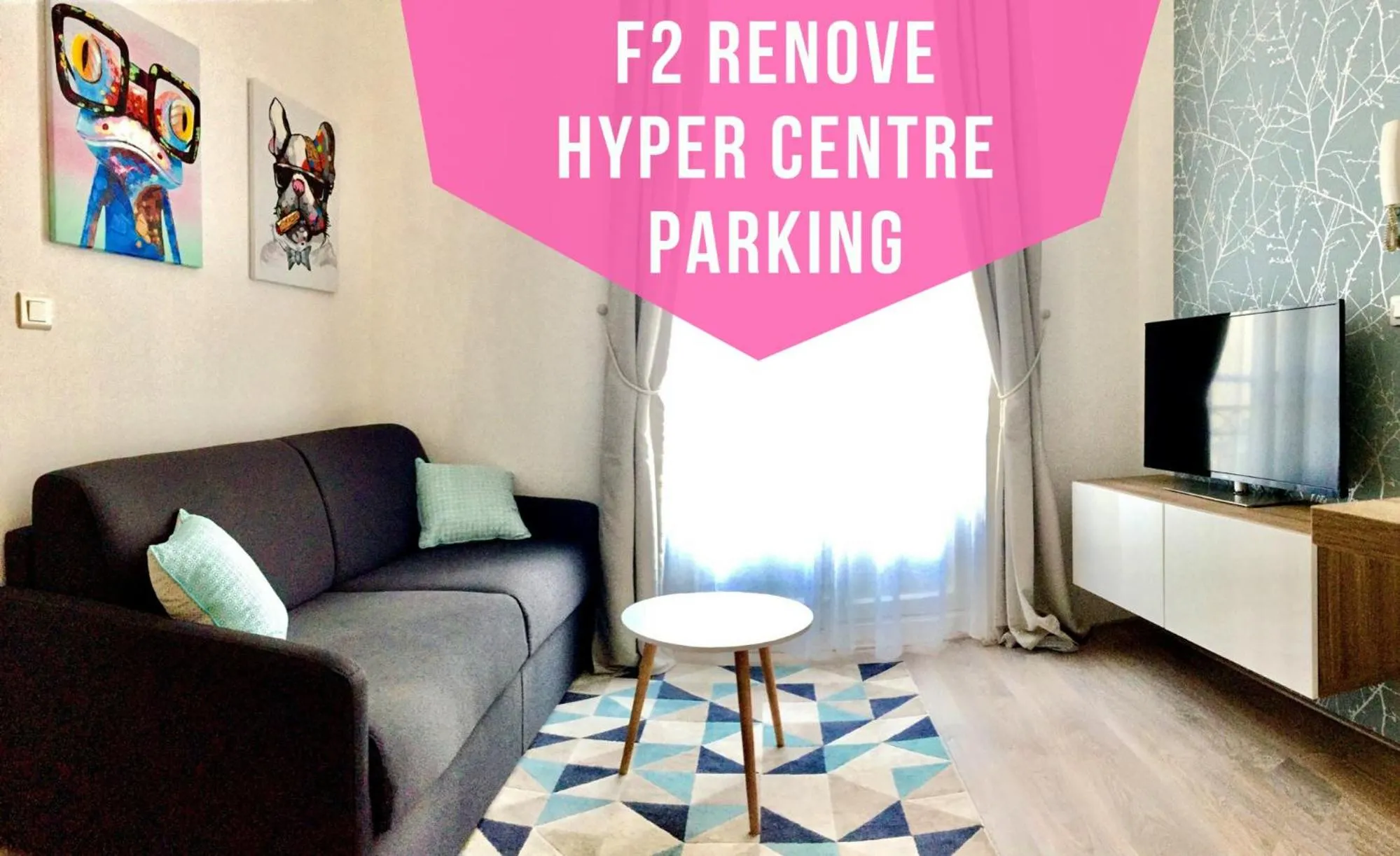 Appartement centre, Parking 100m