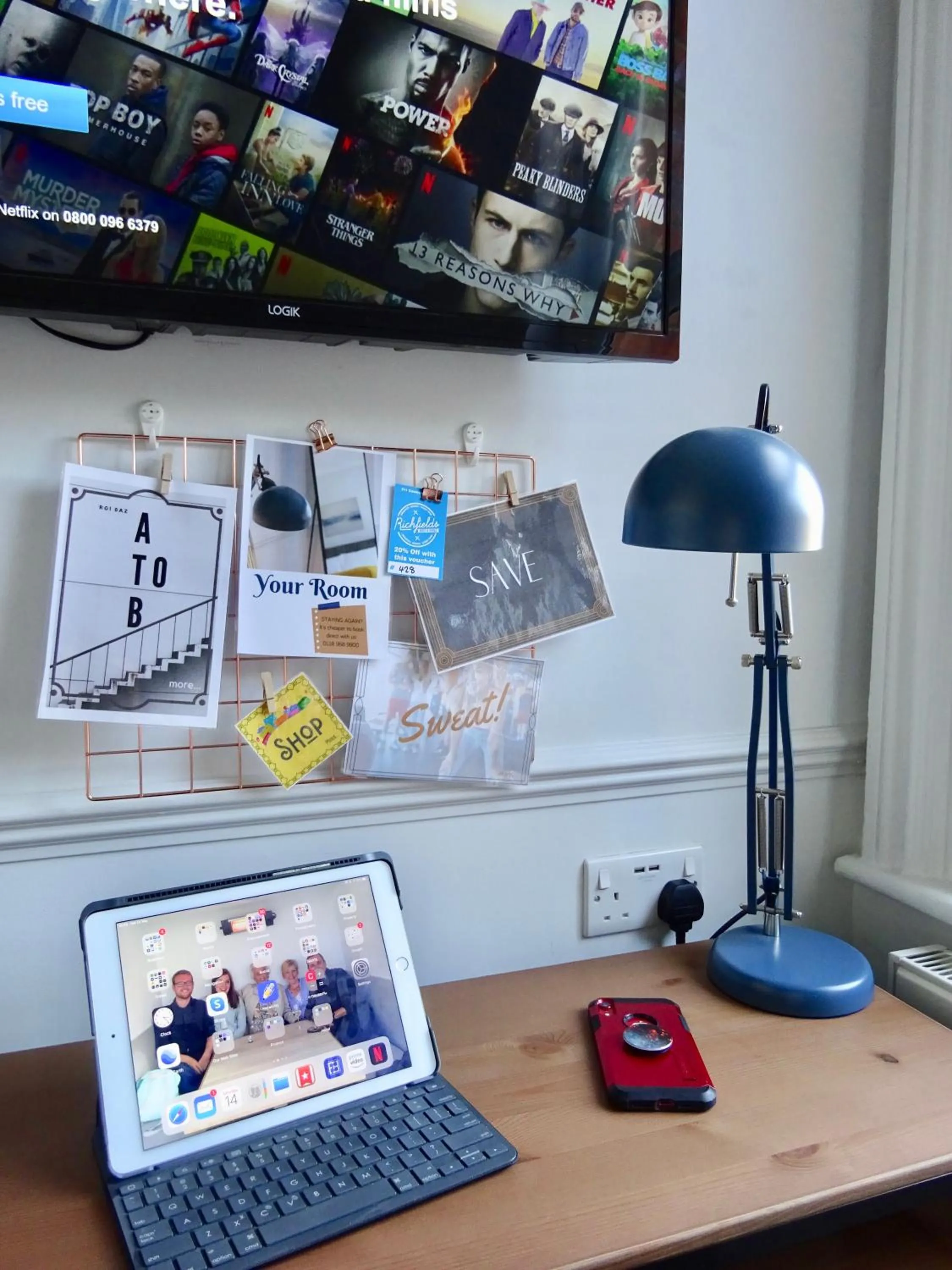 TV and multimedia in Reading Serviced Rooms