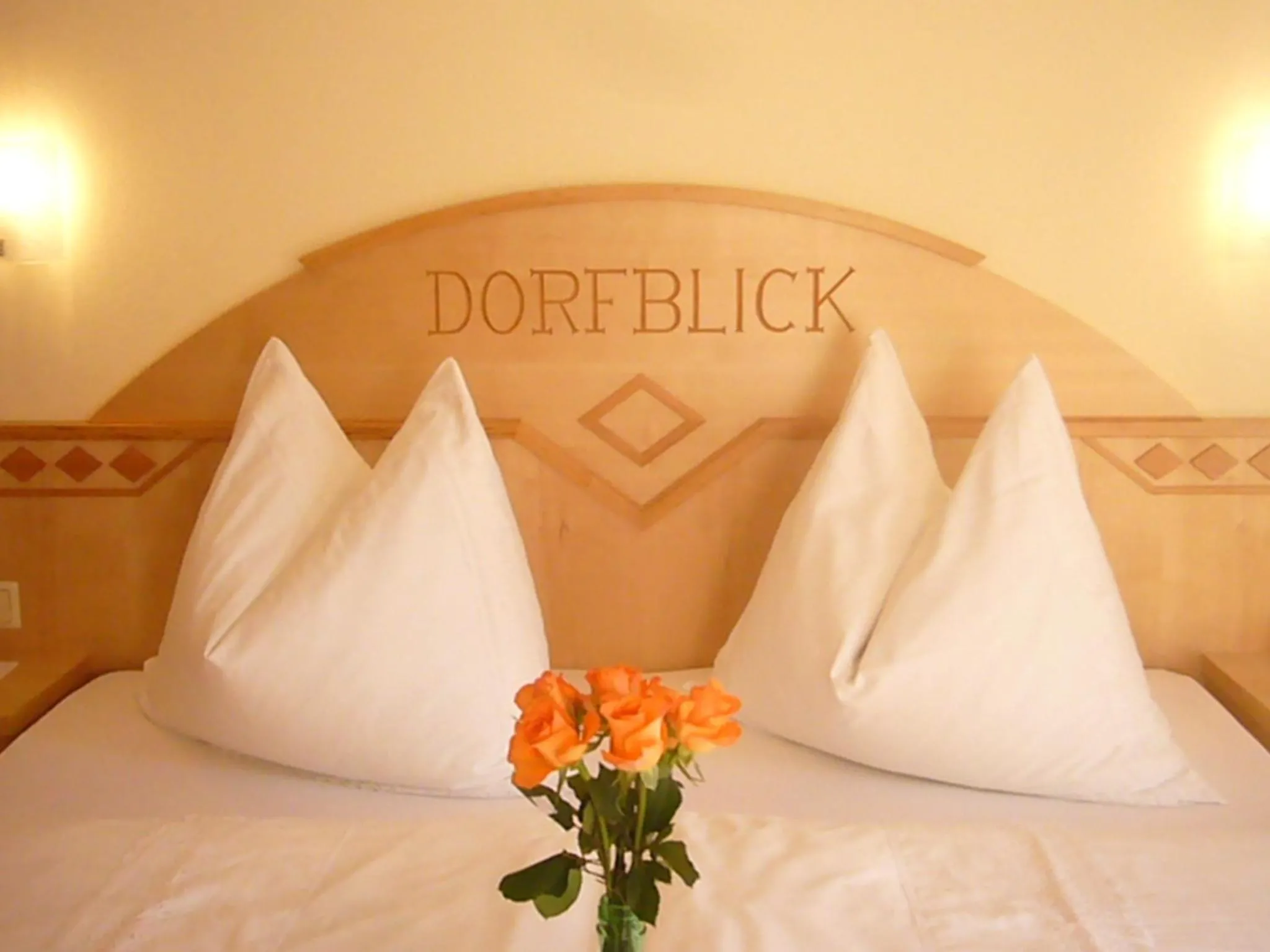 Bed in Haus Dorfblick