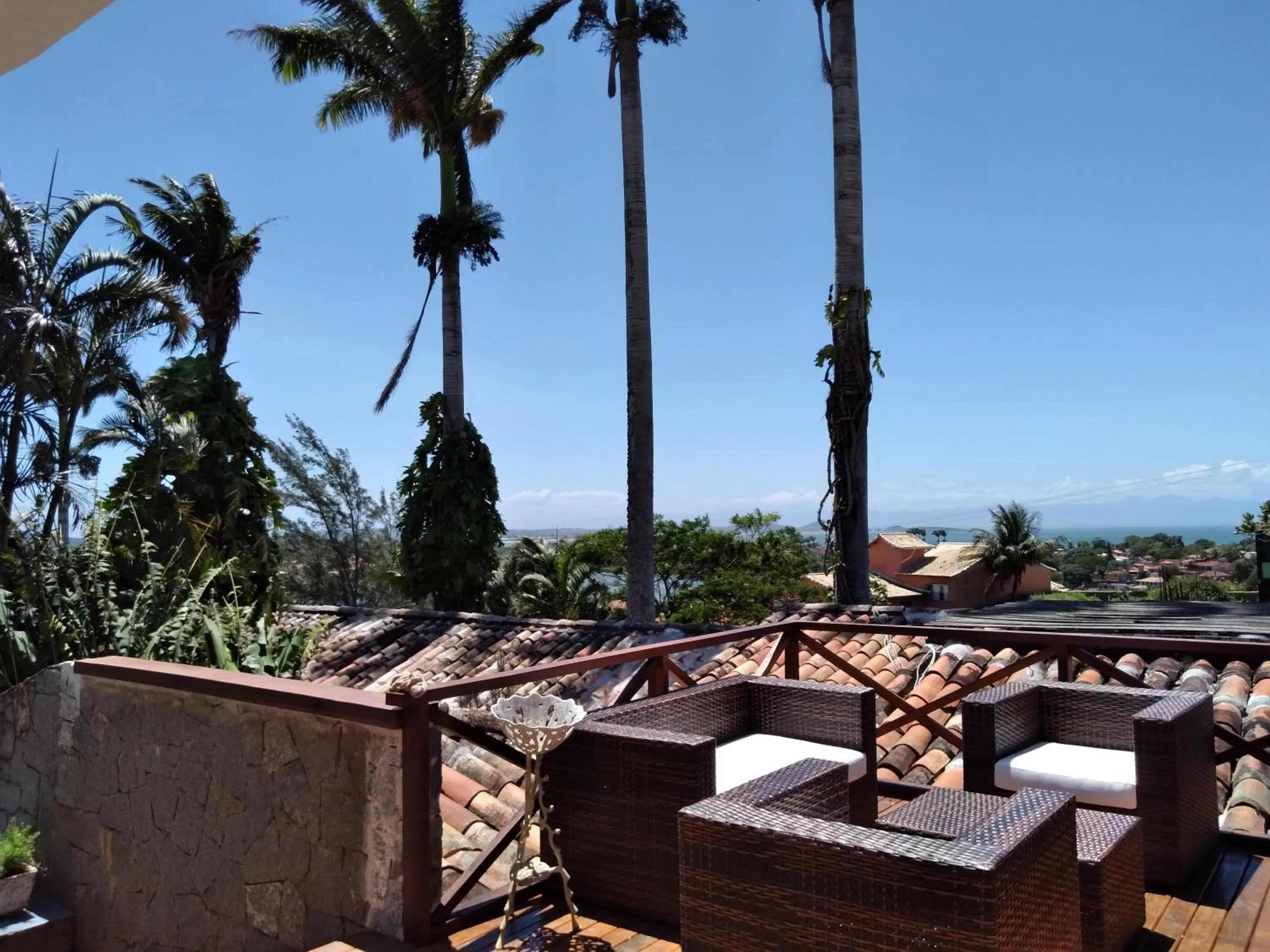 Patio in Hotel Pousada Casacolina