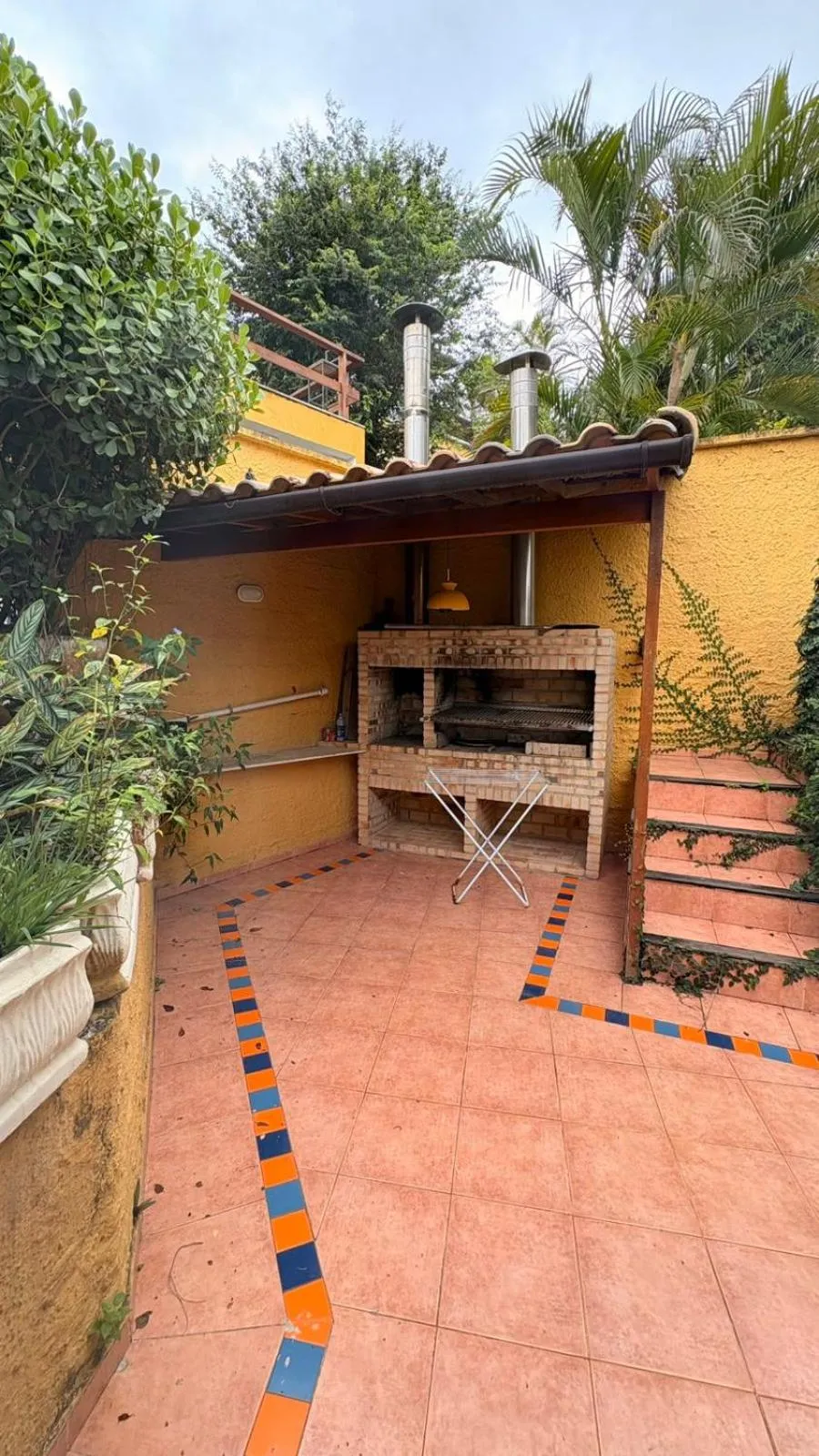 BBQ facilities in Hotel Pousada Casacolina