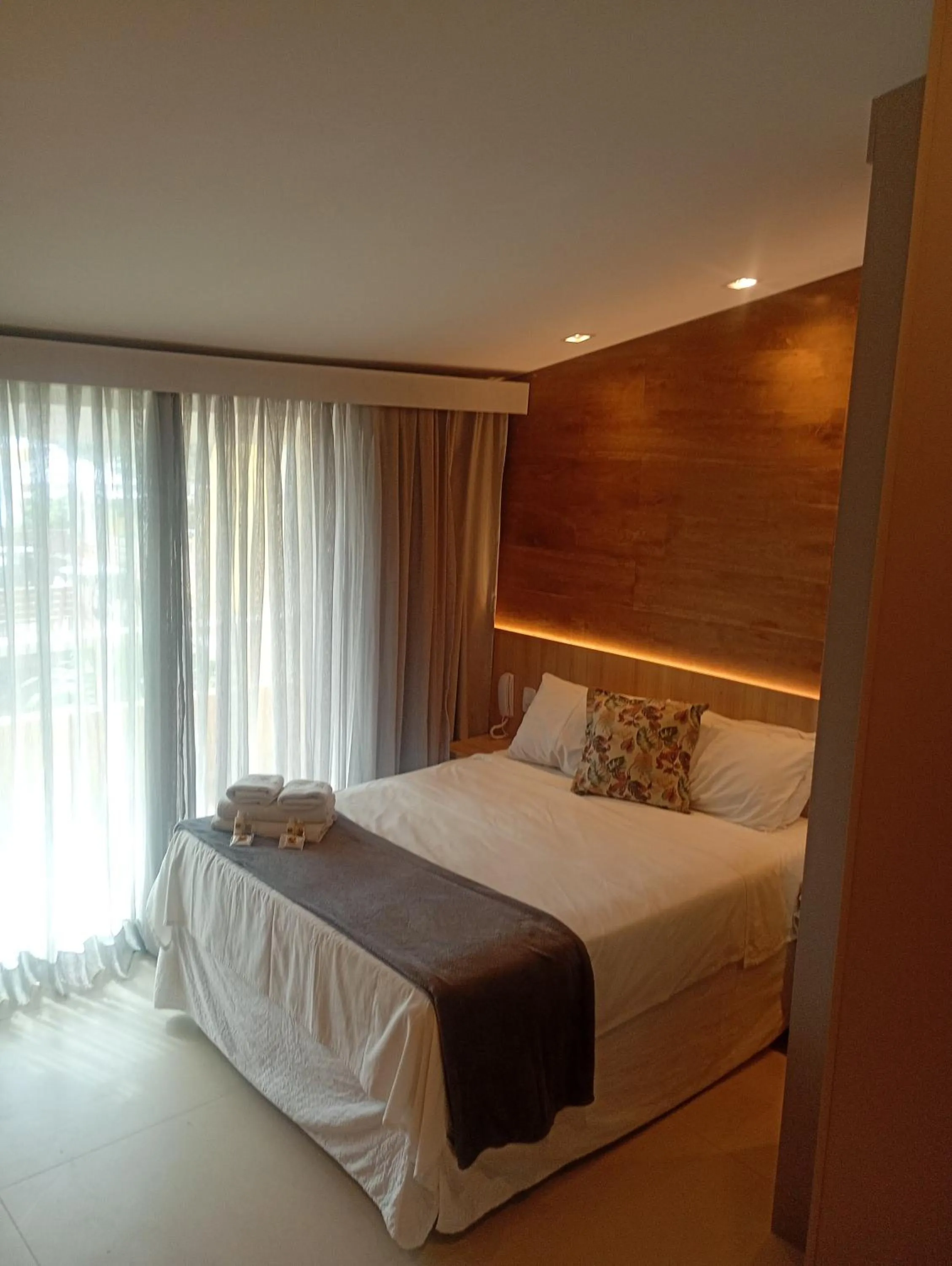 Bed in Hotel Pousada Casacolina