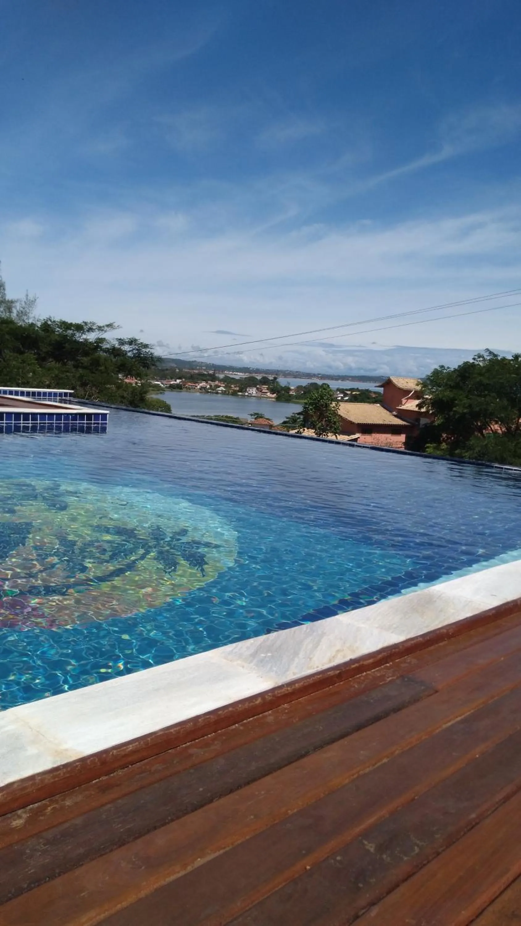 Pool view in Hotel Pousada Casacolina