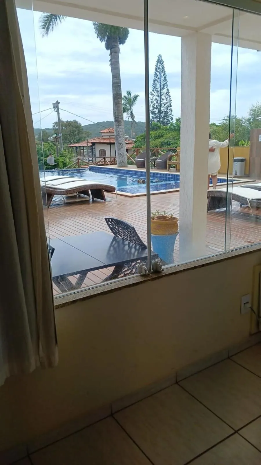 Pool view in Hotel Pousada Casacolina