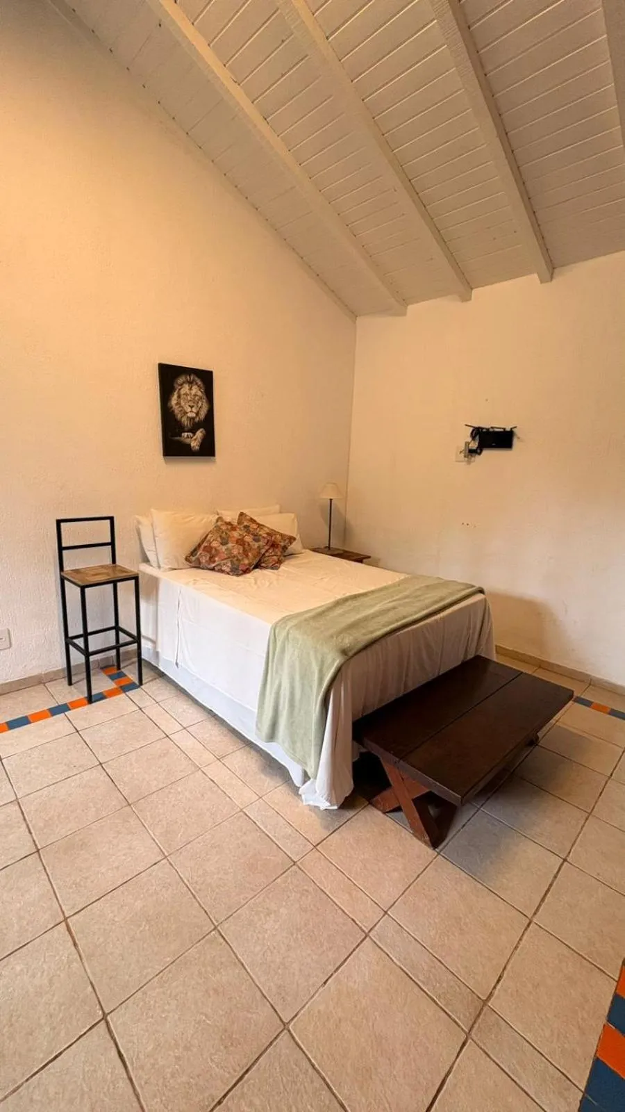 Bed in Hotel Pousada Casacolina