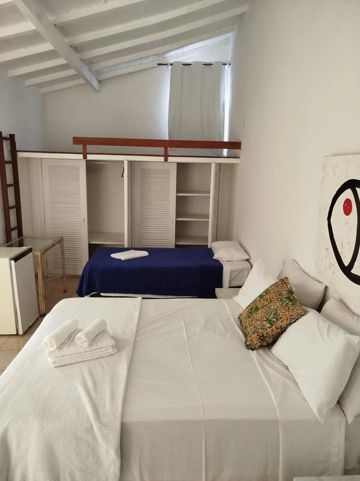 Bed in Hotel Pousada Casacolina