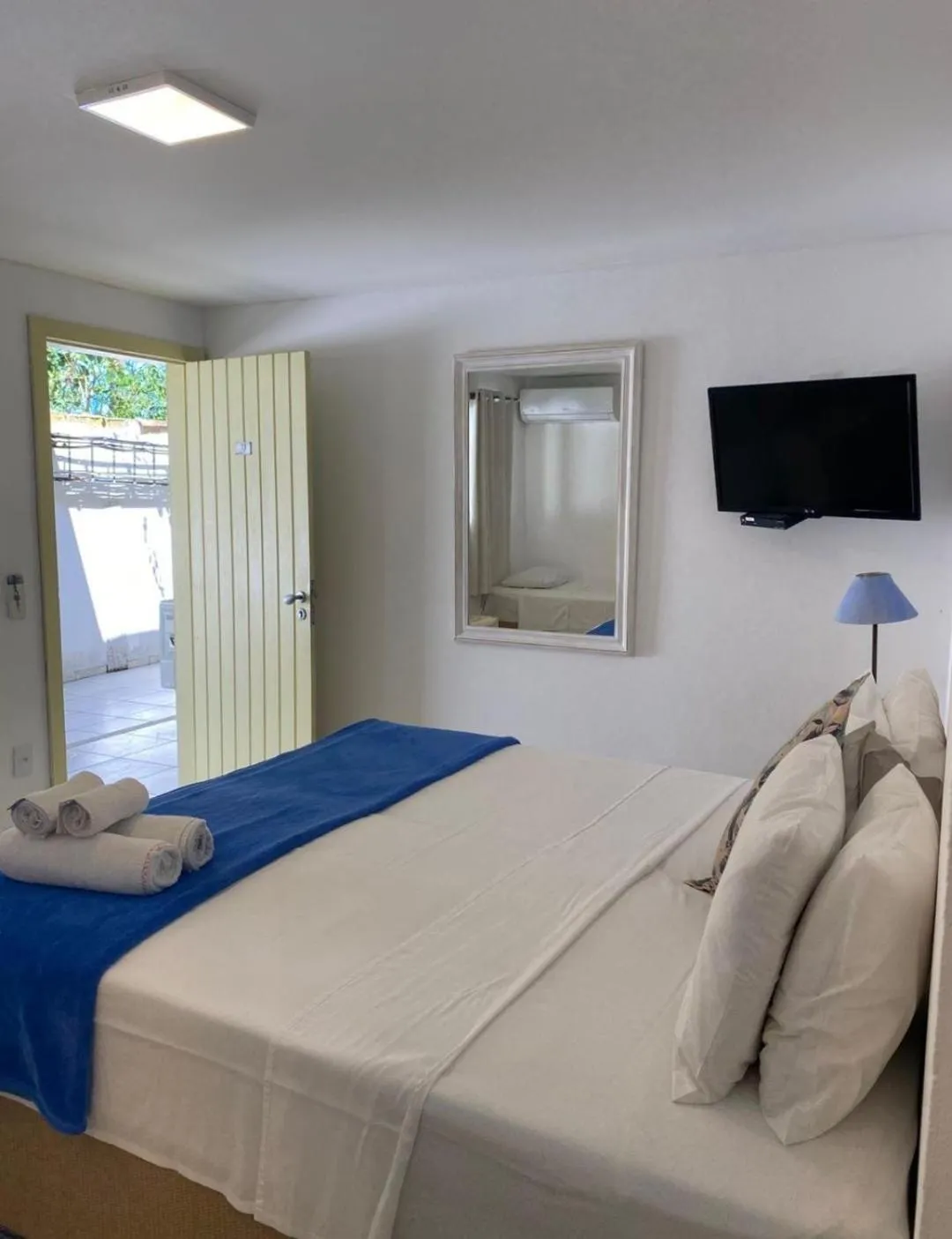 Bed in Hotel Pousada Casacolina