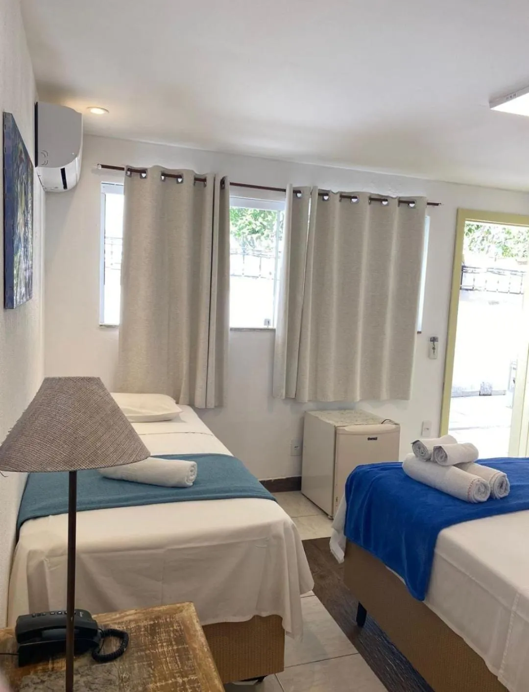 Bed in Hotel Pousada Casacolina