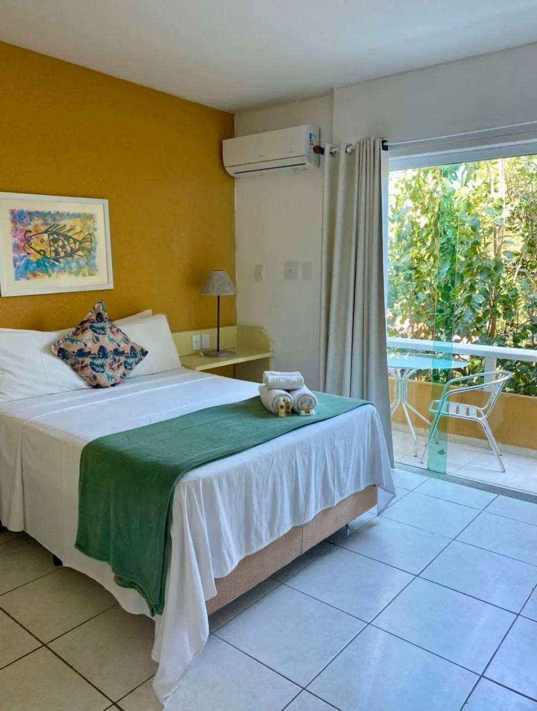 Bed in Hotel Pousada Casacolina