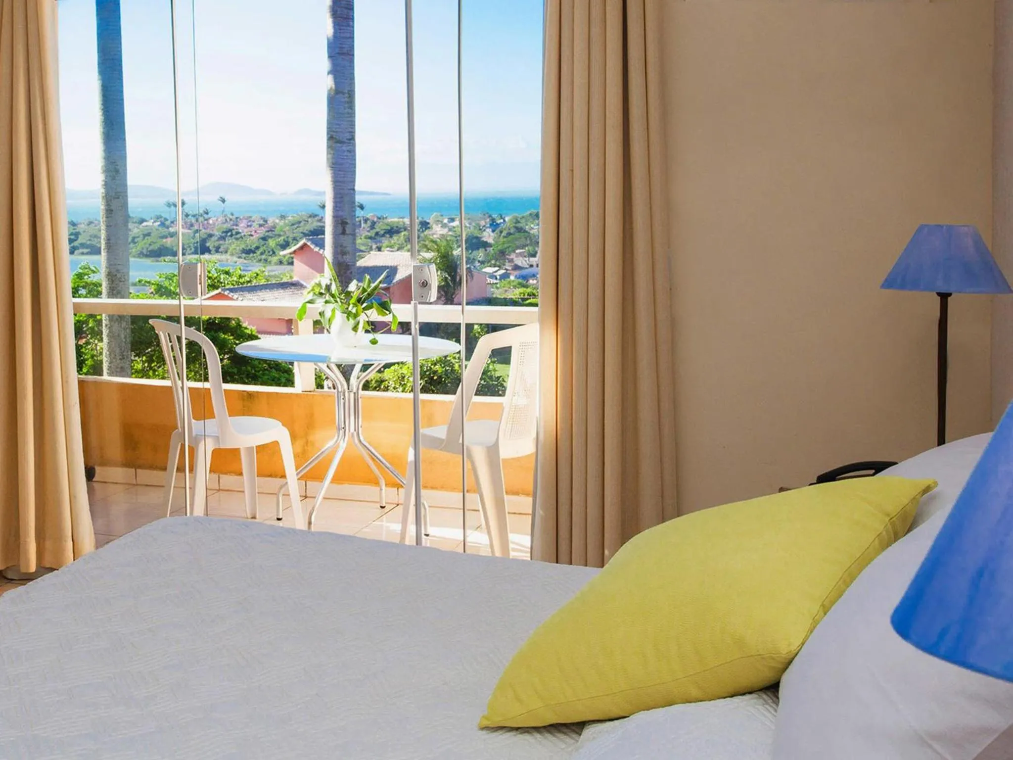 Bed in Hotel Pousada Casacolina