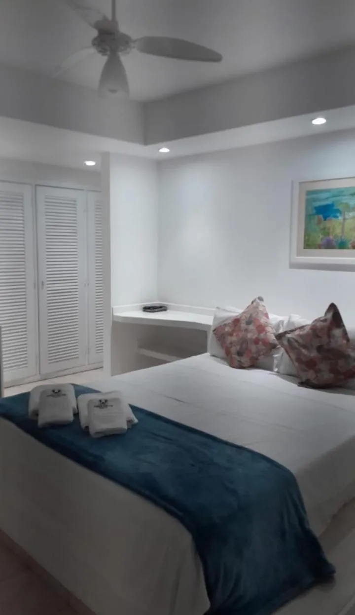 Bed in Hotel Pousada Casacolina