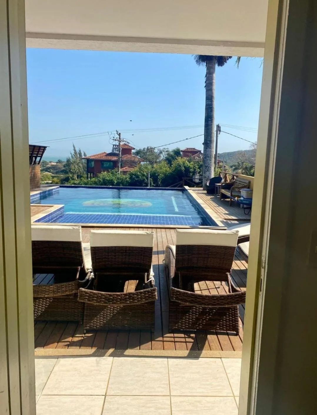 Patio in Hotel Pousada Casacolina