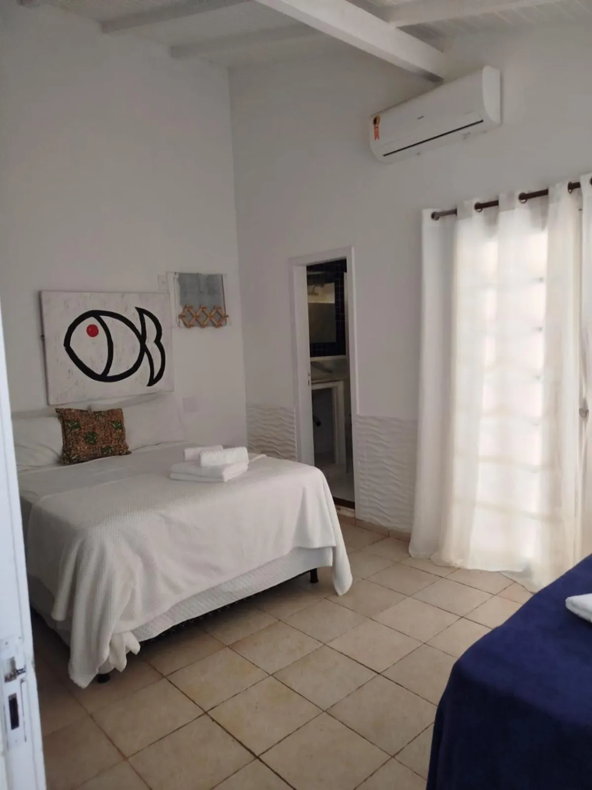 Bed in Hotel Pousada Casacolina