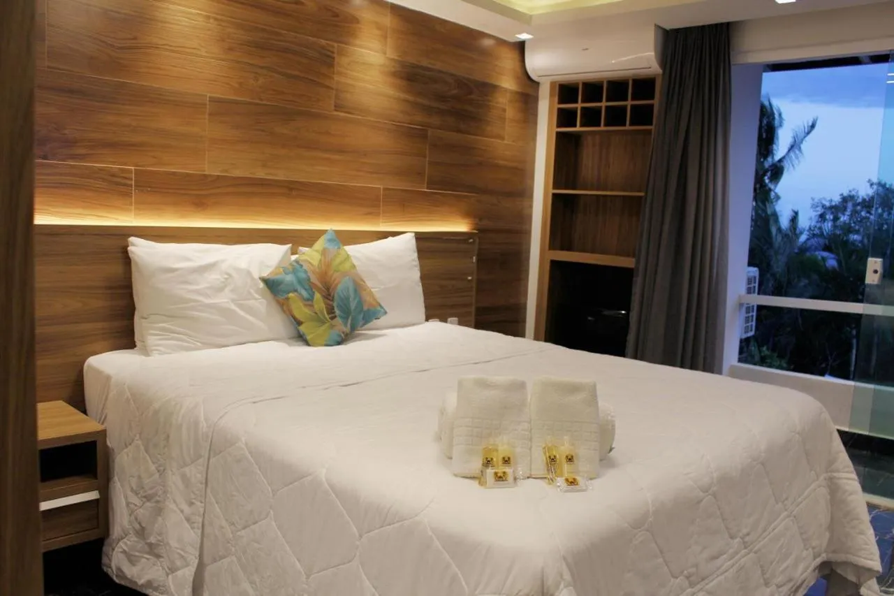 Bed in Hotel Pousada Casacolina