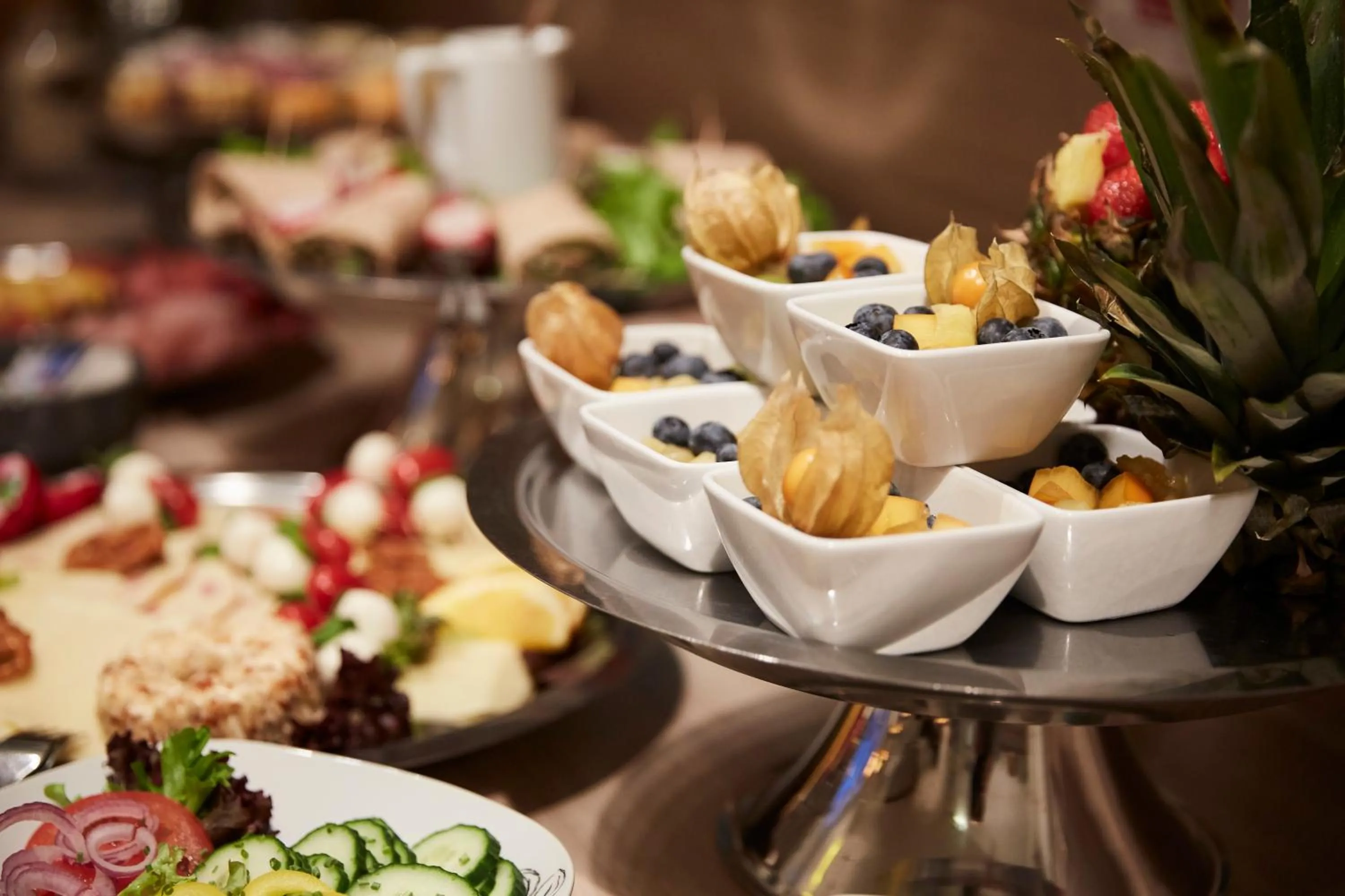 Buffet breakfast in Strandhotel Salty