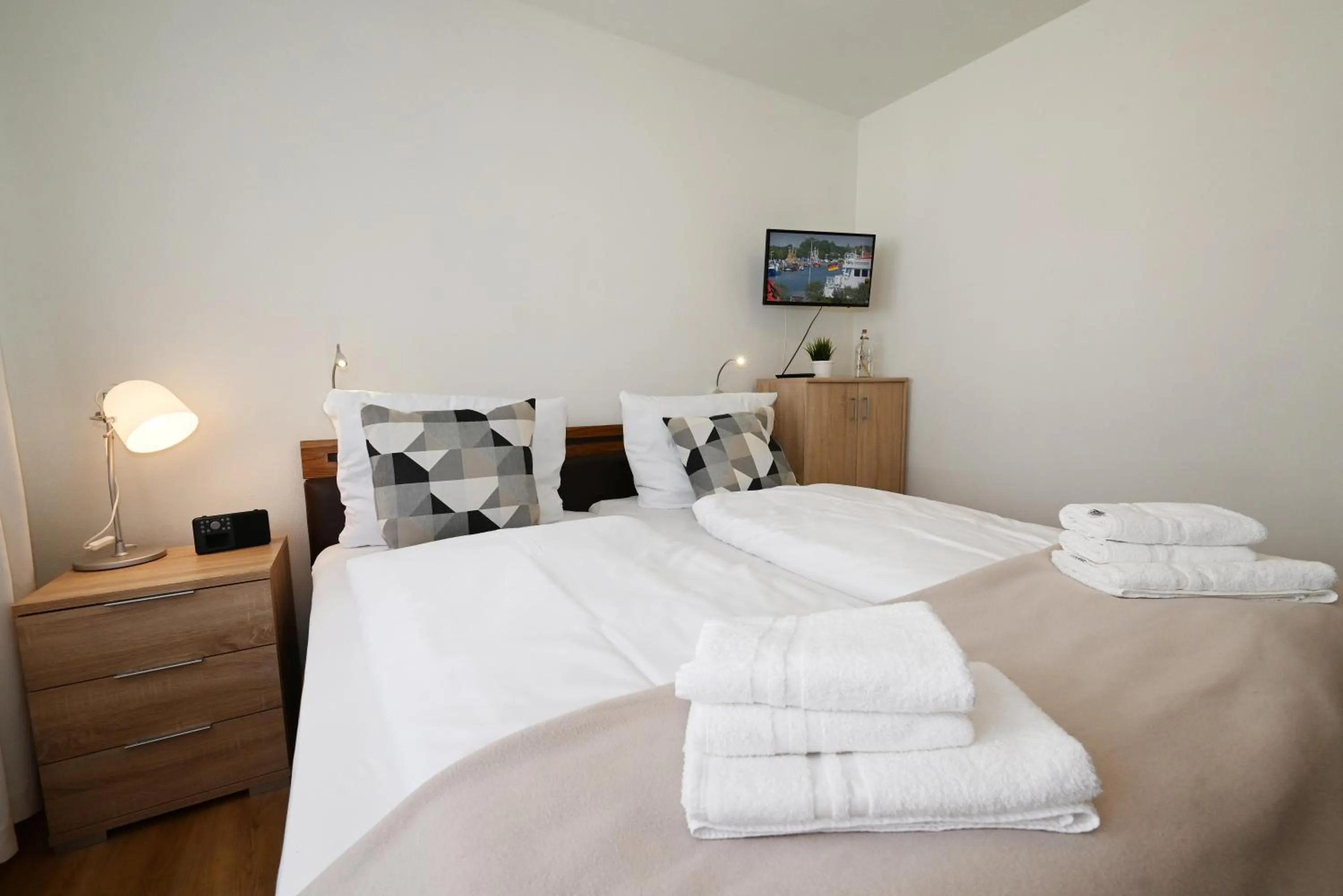 Bedroom, Bed in Strandhotel Salty