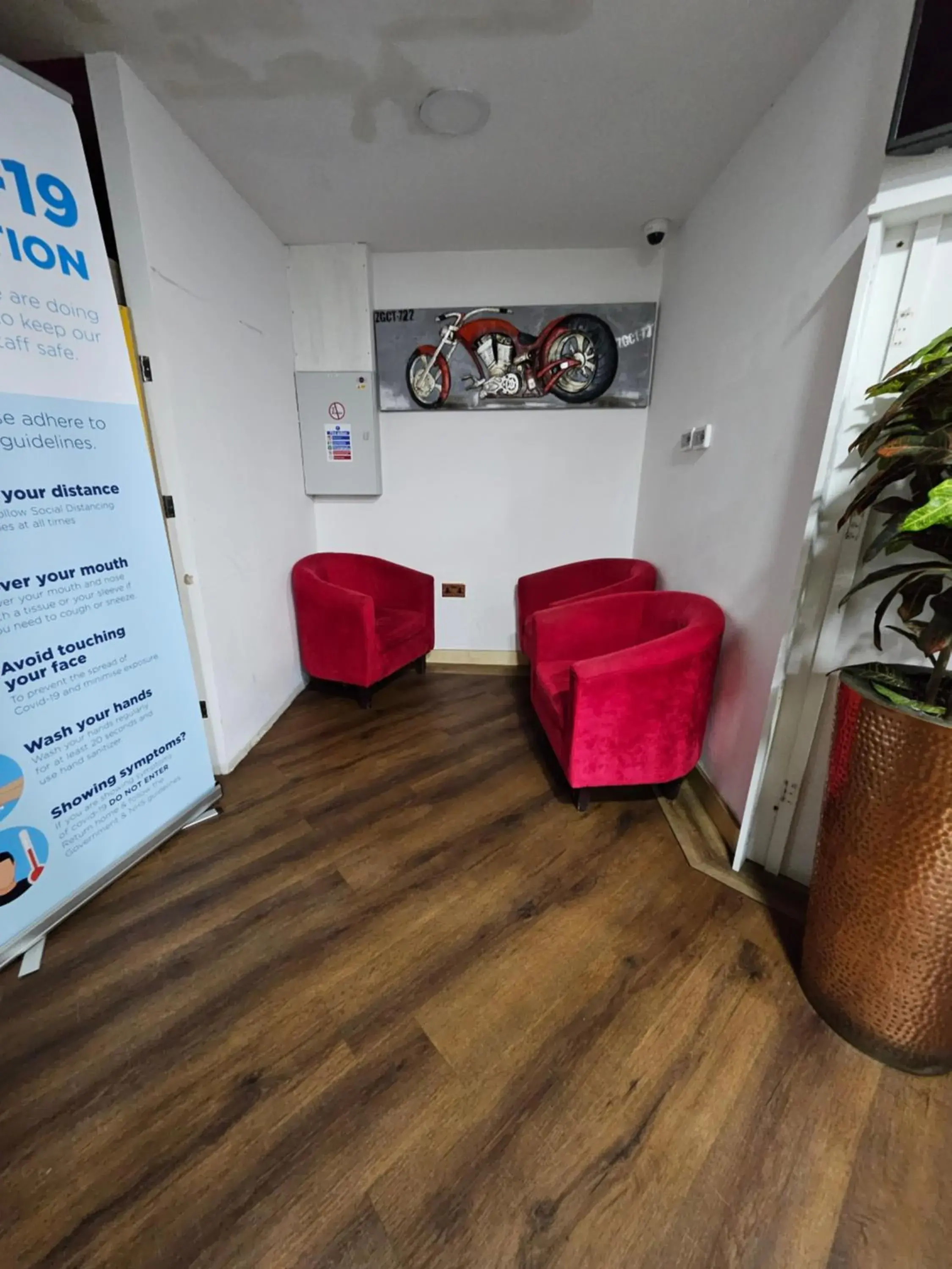 Lobby or reception in Trivelles Regency, Nottingham Lobby or reception in Trivelles Regency, Nottingham