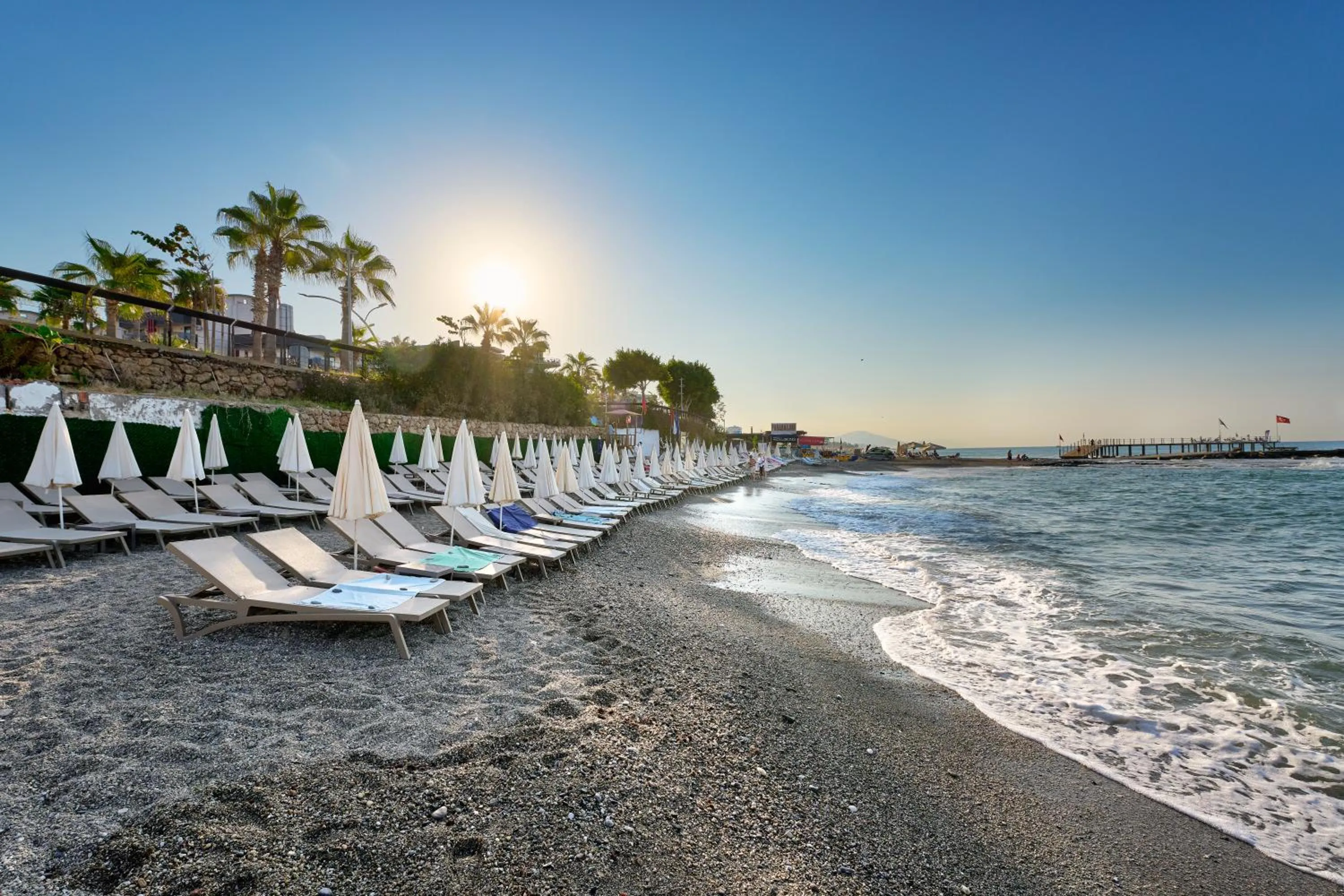 Beach in Grand Uysal Beach & Spa Hotel