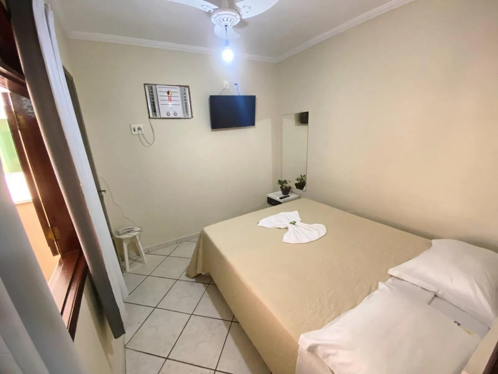 Bed in Pousada Dom Fernandes