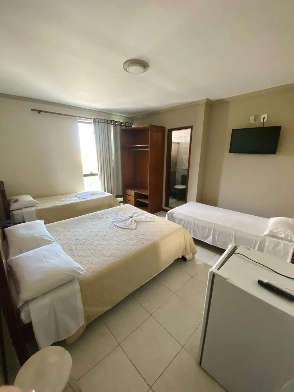 Bed in Pousada Dom Fernandes