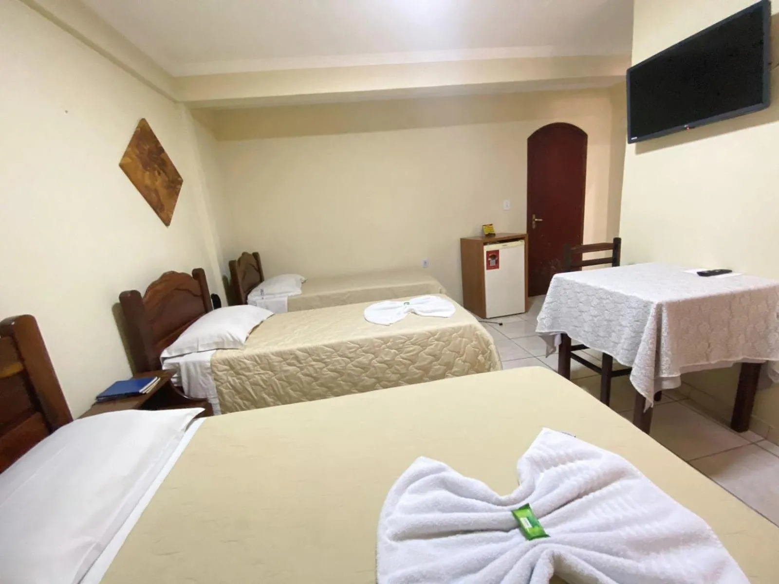 Bed in Pousada Dom Fernandes