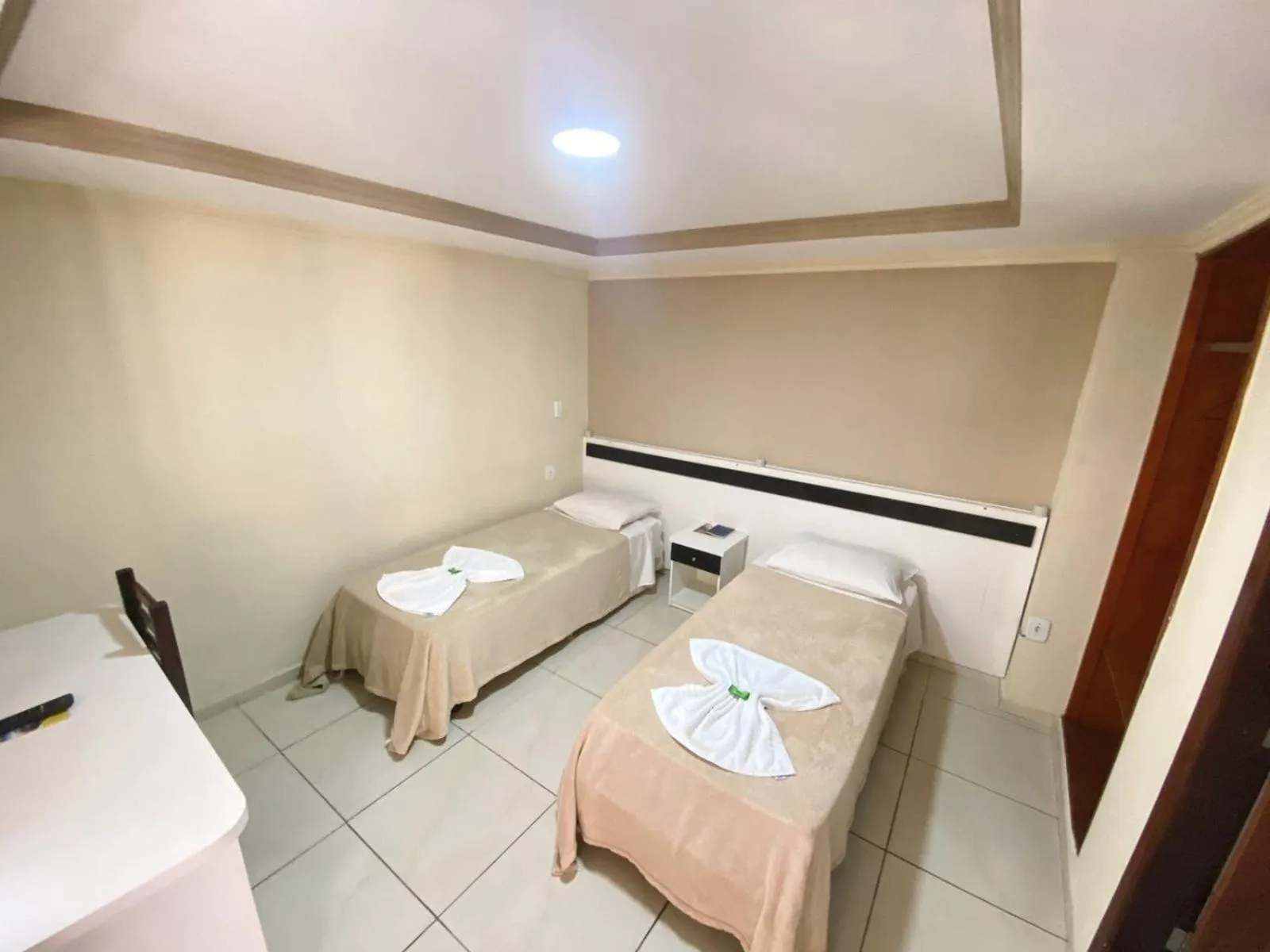 Bed in Pousada Dom Fernandes